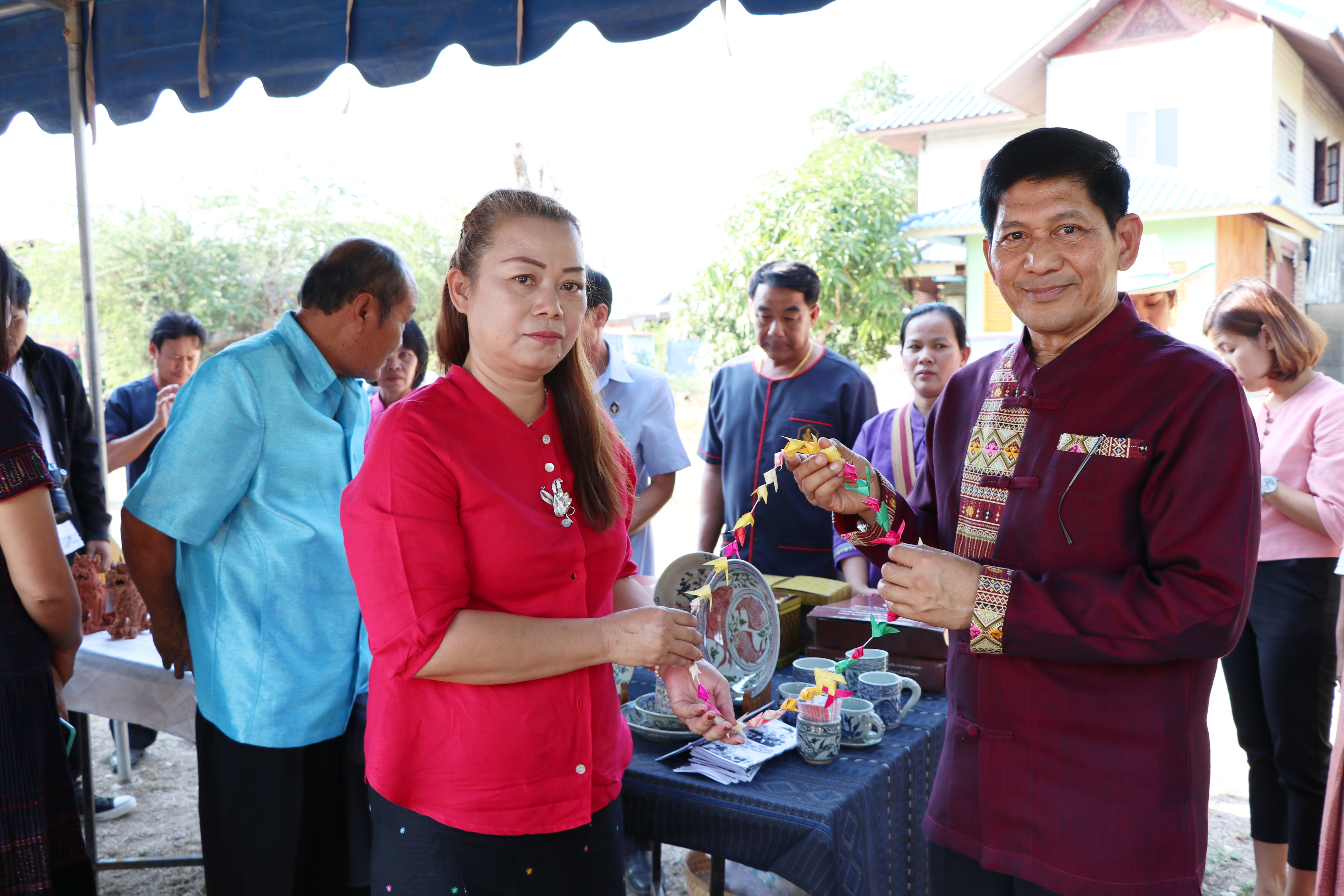 นายสุวิน  พึ่งเงิน พัฒนาการจังหวัดสุโขทัย เป็นประธานพิธีเปิดกิจกรรมเชื่อมโยงเส้นทางการท่องเที่ยวหลัก บ้านเมืองเก่า ม.3 ต.เมืองเก่า อ.เมืองสุโขทัย จ.สุโขทัย