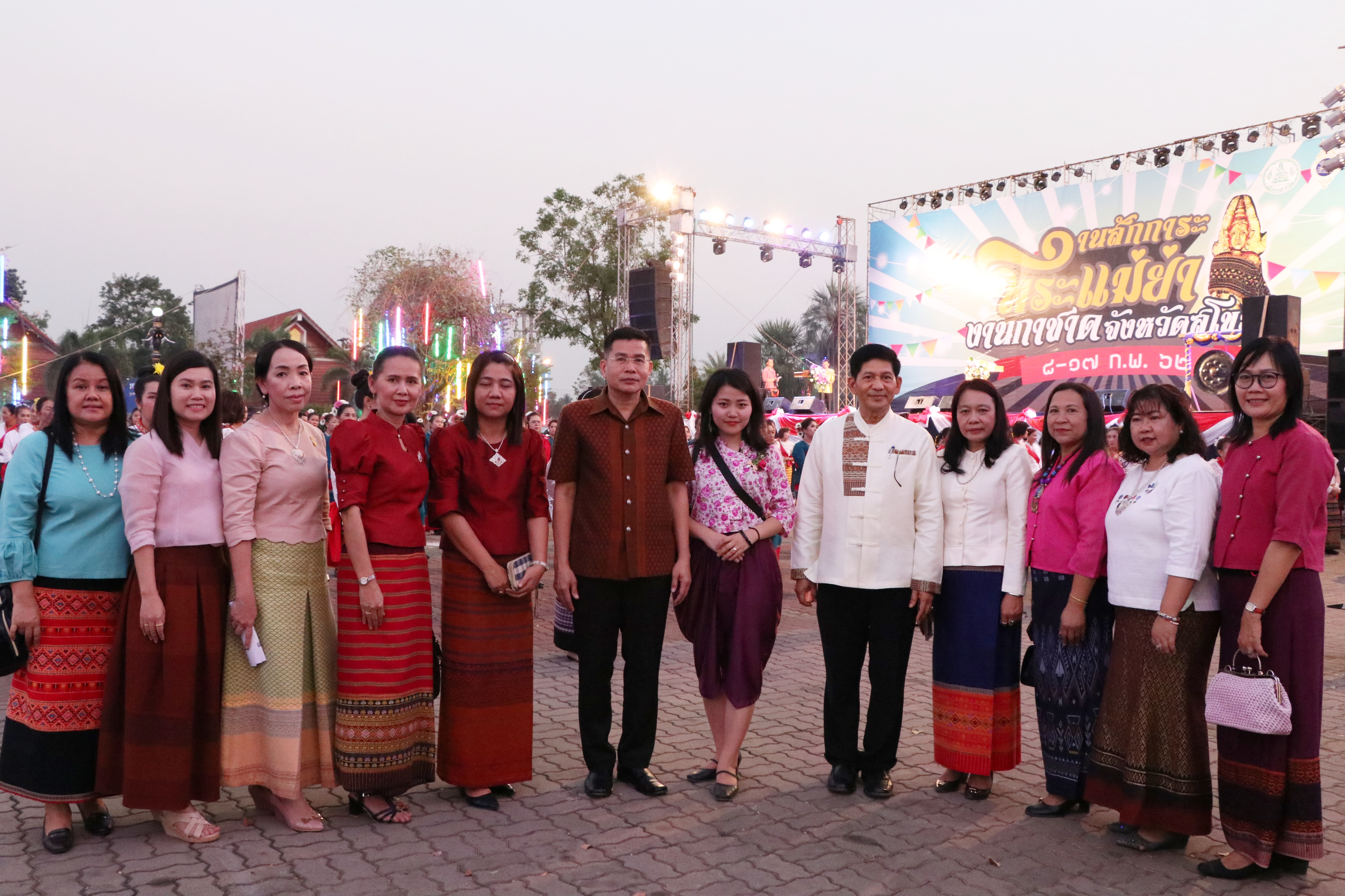 พิธีเปิดงานสักการะพระแม่ย่าและงานกาชาด จังหวัดสุโขทัย ประจำปี 2562