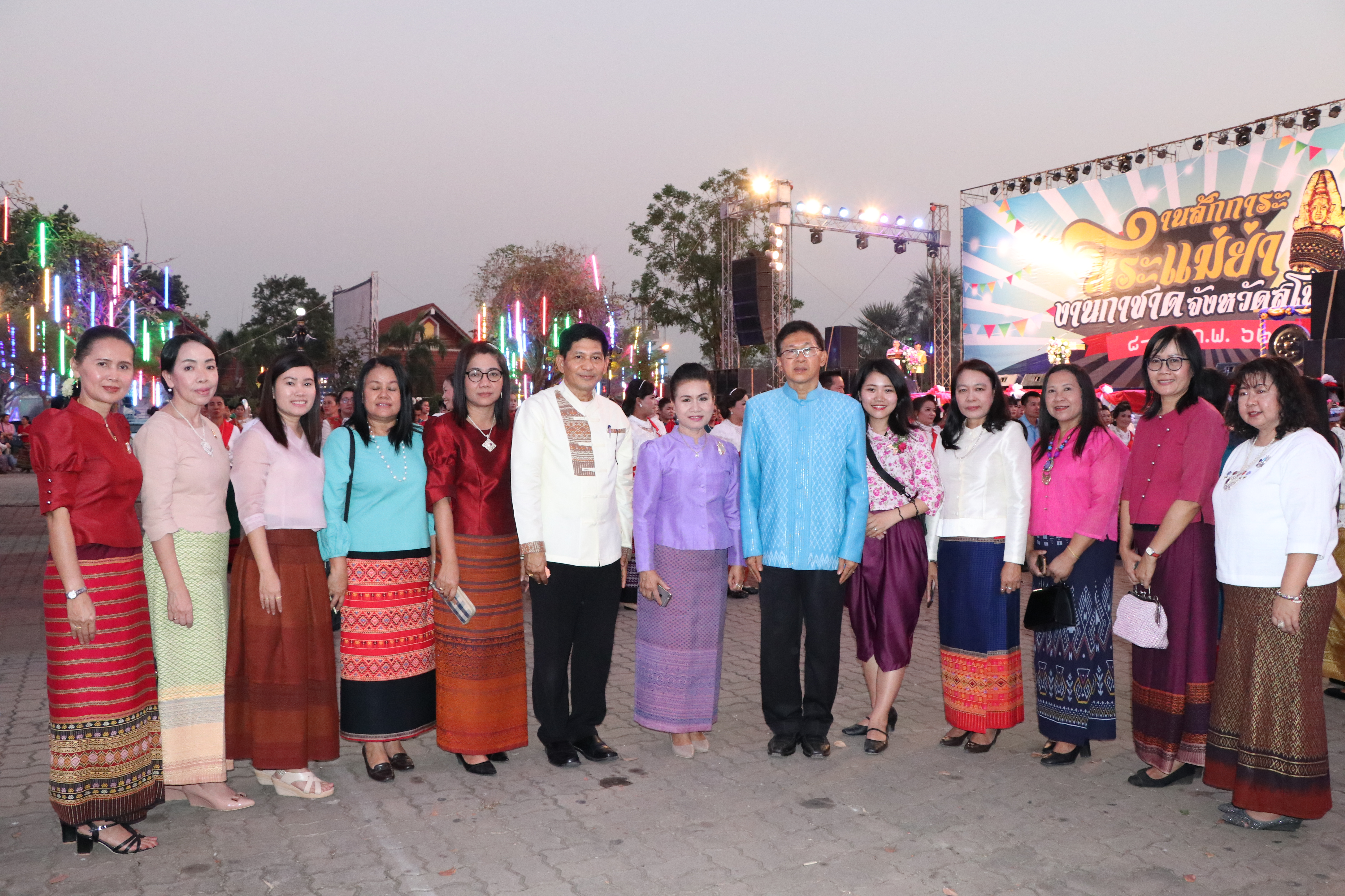 พิธีเปิดงานสักการะพระแม่ย่าและงานกาชาด จังหวัดสุโขทัย ประจำปี 2562