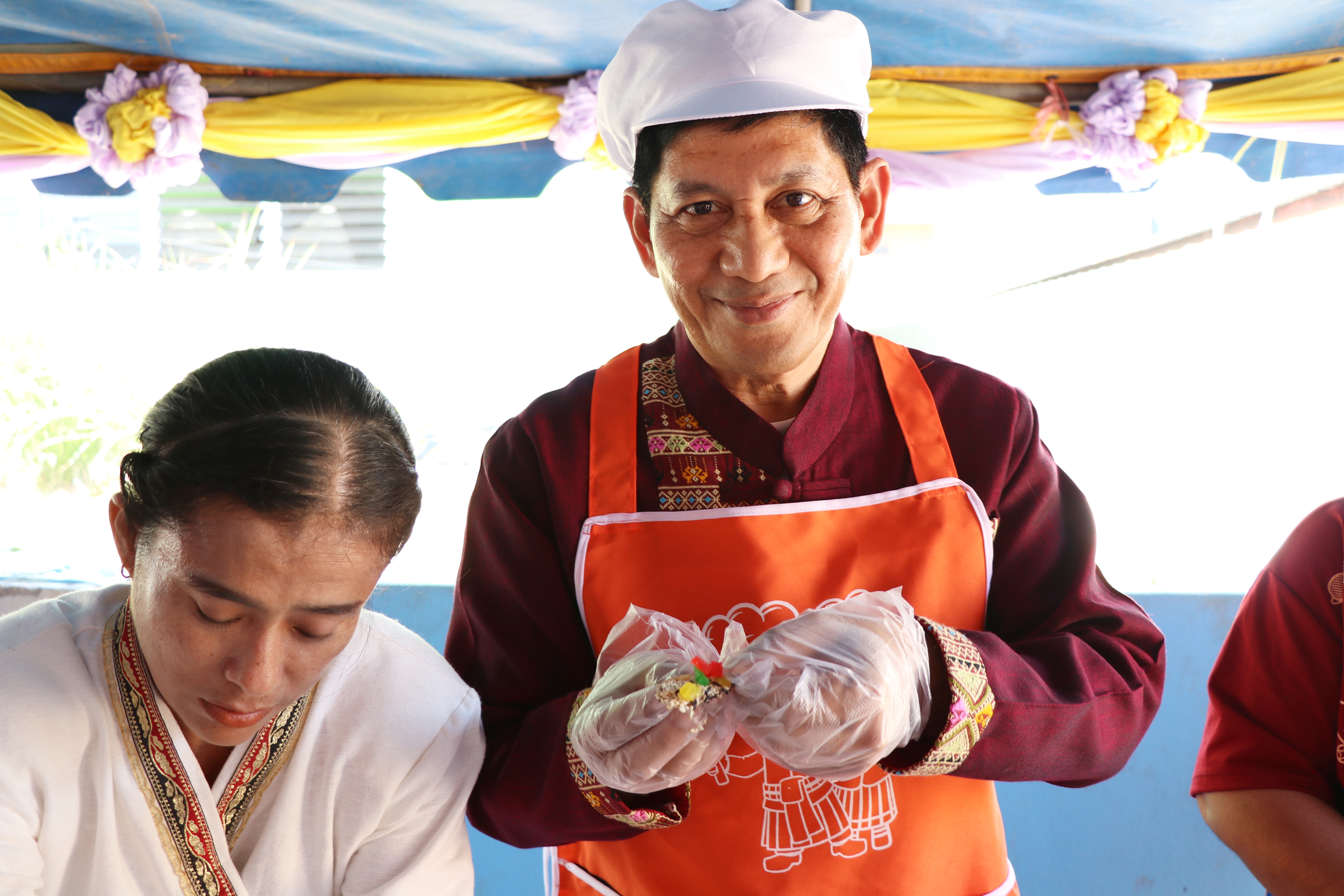 ายสุวิน  พึ่งเงิน พัฒนาการจังหวัดสุโขทัย เป็นประธานพิธีเปิดโครงการชุมชนท่องเที่ยว OTOP นวัตวิถี บ้านโพธ์ทองพัฒนา ม.12 ต.บ้านกล้วย อ.เมืองสุโขทัย จ.สุโขทัย