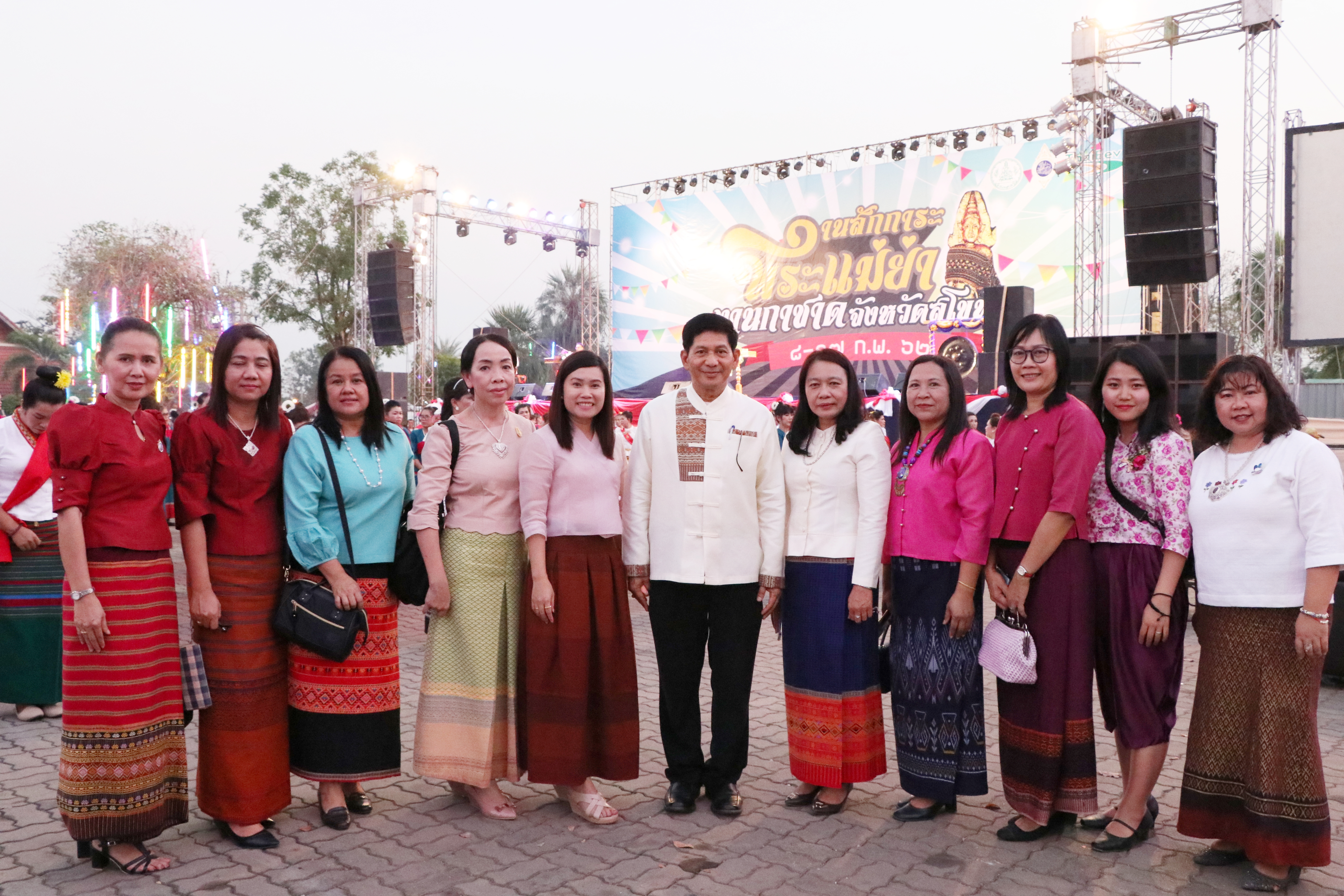 พิธีเปิดงานสักการะพระแม่ย่าและงานกาชาด จังหวัดสุโขทัย ประจำปี 2562