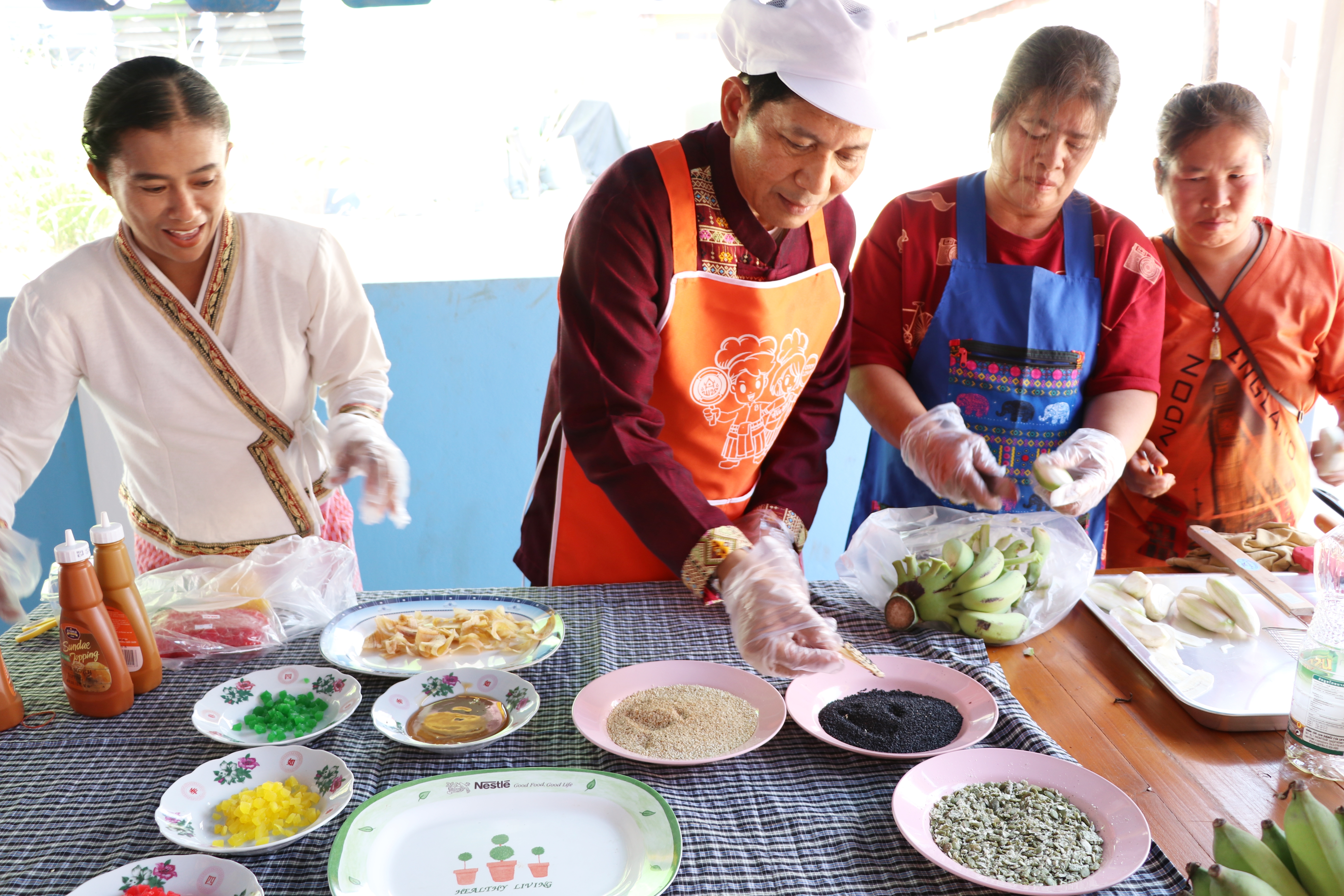 ายสุวิน  พึ่งเงิน พัฒนาการจังหวัดสุโขทัย เป็นประธานพิธีเปิดโครงการชุมชนท่องเที่ยว OTOP นวัตวิถี บ้านโพธ์ทองพัฒนา ม.12 ต.บ้านกล้วย อ.เมืองสุโขทัย จ.สุโขทัย
