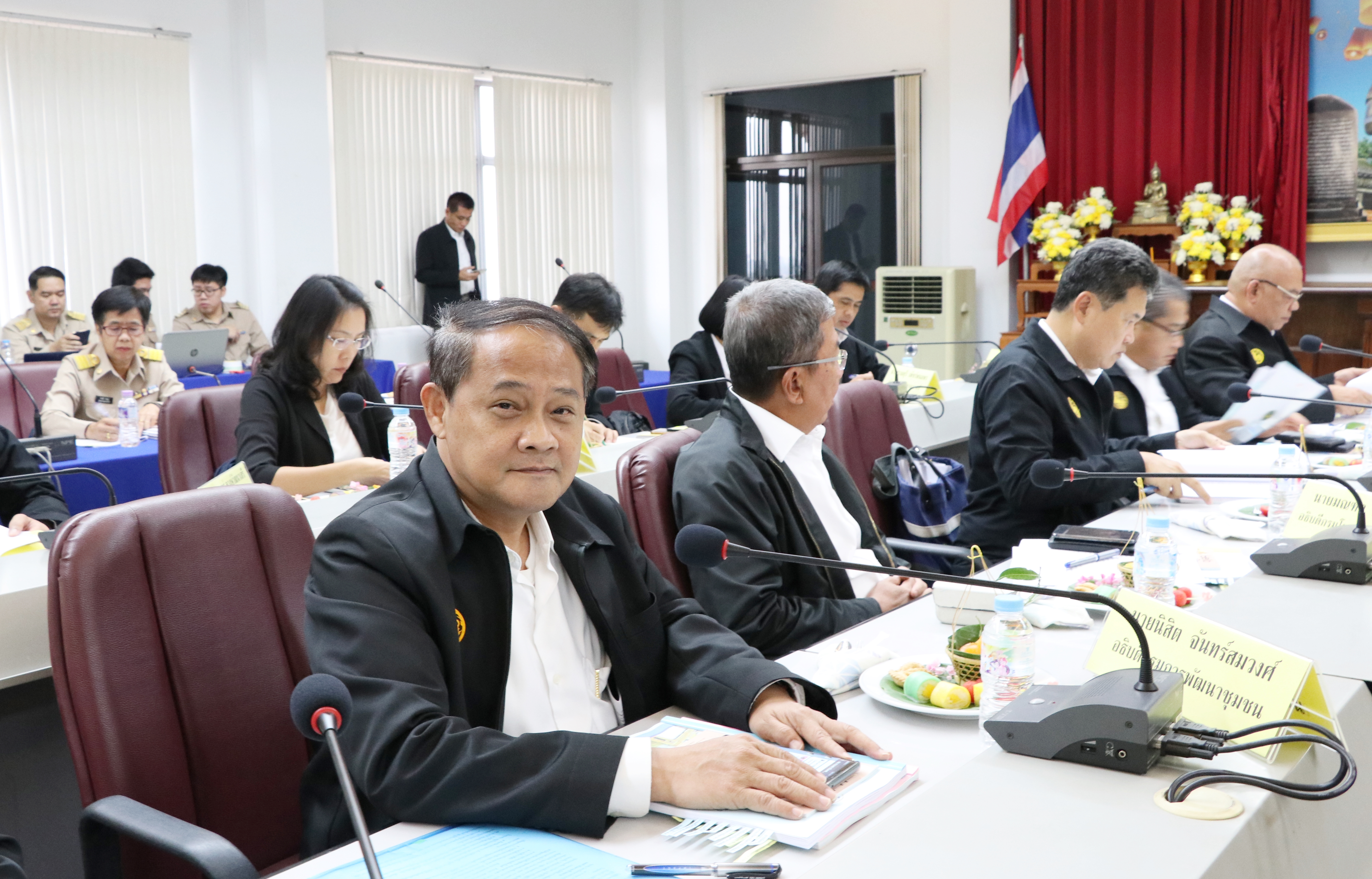 นายนิสิต จันทร์สมวงศ์ อธิบดีกรมการพัฒนาชุมชน ร่วมลงพื้นที่จังหวัดสุโขทัย ในการตรวจราชการของรัฐมนตรีว่าการกระทรวงมหาดไทย