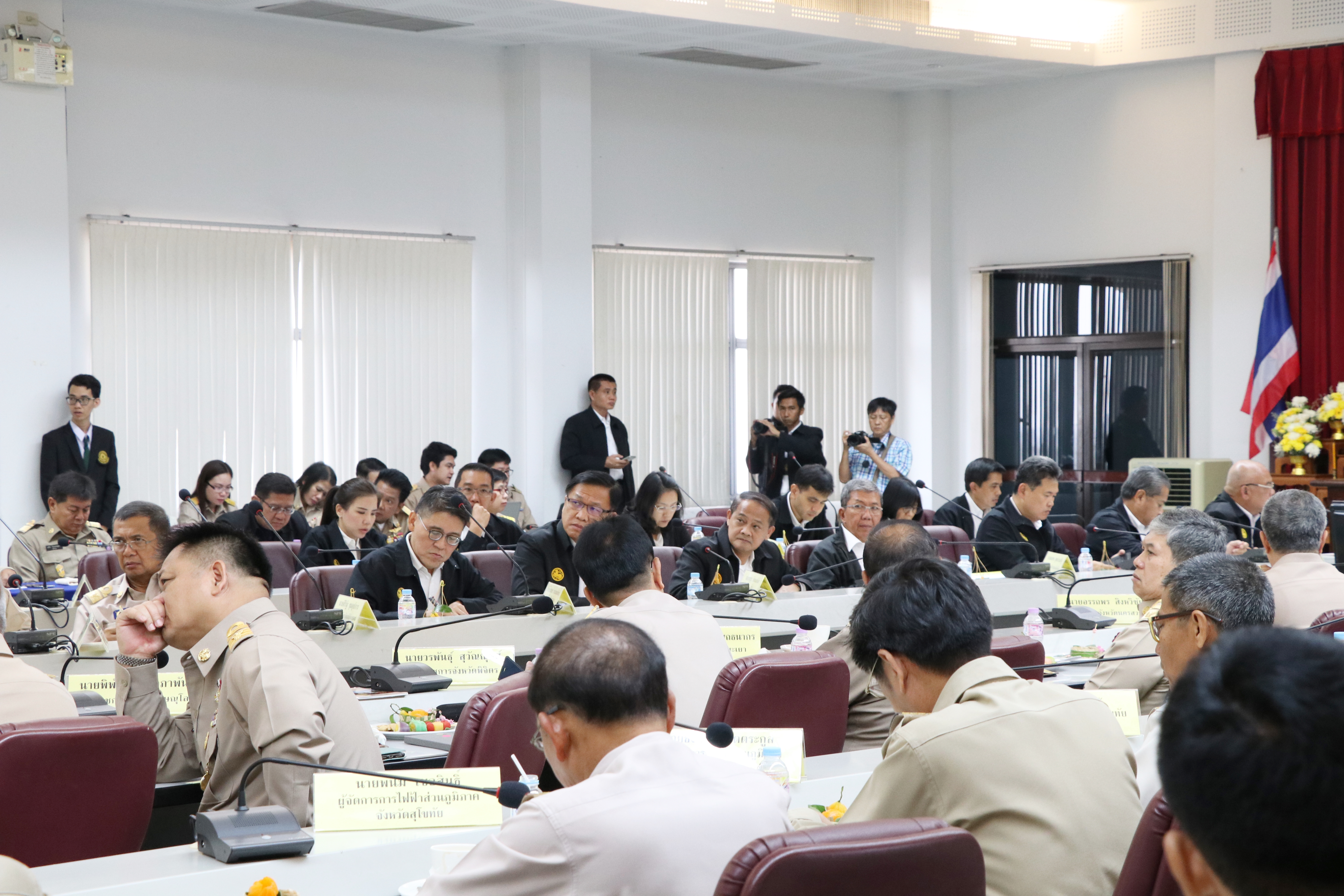 นายนิสิต จันทร์สมวงศ์ อธิบดีกรมการพัฒนาชุมชน ร่วมลงพื้นที่จังหวัดสุโขทัย ในการตรวจราชการของรัฐมนตรีว่าการกระทรวงมหาดไทย