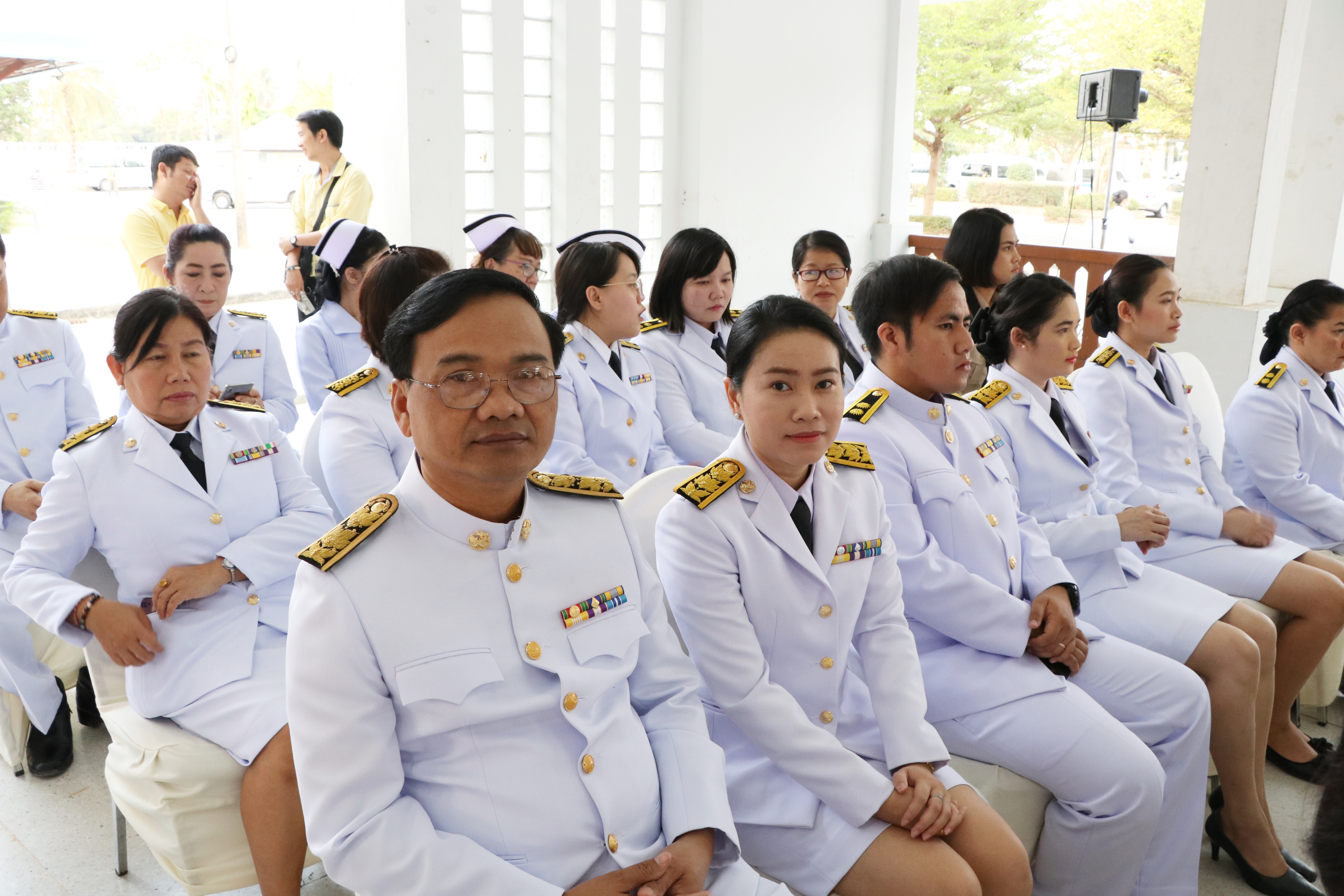 วันที่ 6 เมษายน 2562 เวลา 07.00 น. นายสุวิน พึ่งเงิน พัฒนาการจังหวัดสุโขทัย นำข้าราชการ สำนักงานพัฒนาชุมชนจังหวัดสุโขทัย เข้าร่วมงานรัฐพิธี”วันพระบาทสมเด็จพระพุทธยอดฟ้าจุฬาโลกมหาราช และวันที่ระลึกมหาจักรีบรมราชวงศ์”