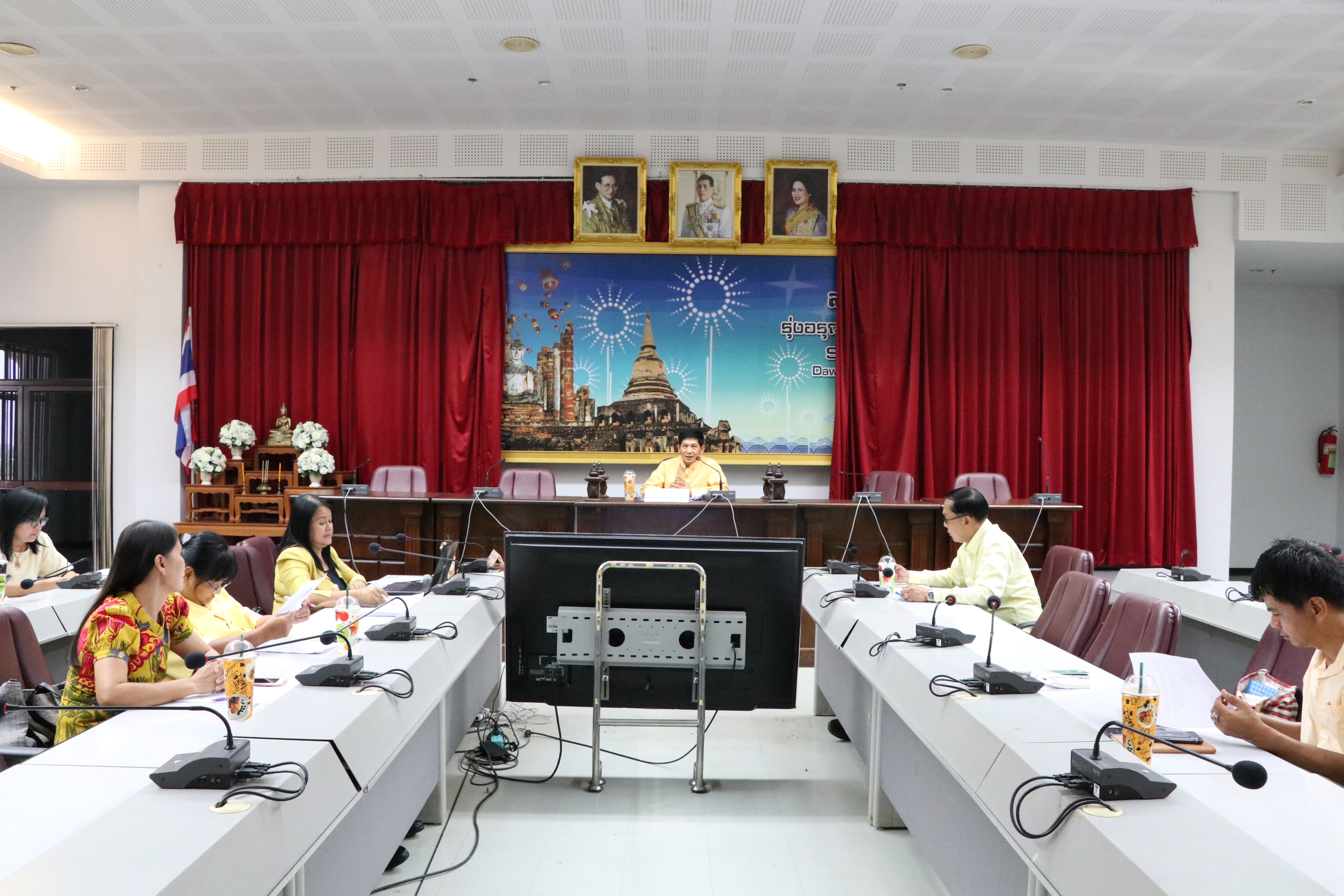 วันที่ 21 พฤษภาคม 2562 เวลา 13.00 น. นายสุวิน พึ่งเงิน พัฒนาการจังหวัดสุโขทัย เป็นประธานการประชุมคณะกรรมการประสานและขับเคลื่อนนโยบายสานพลังประชารัฐประจำจังหวัด (คสป.) ครั้งที่ 3/2562