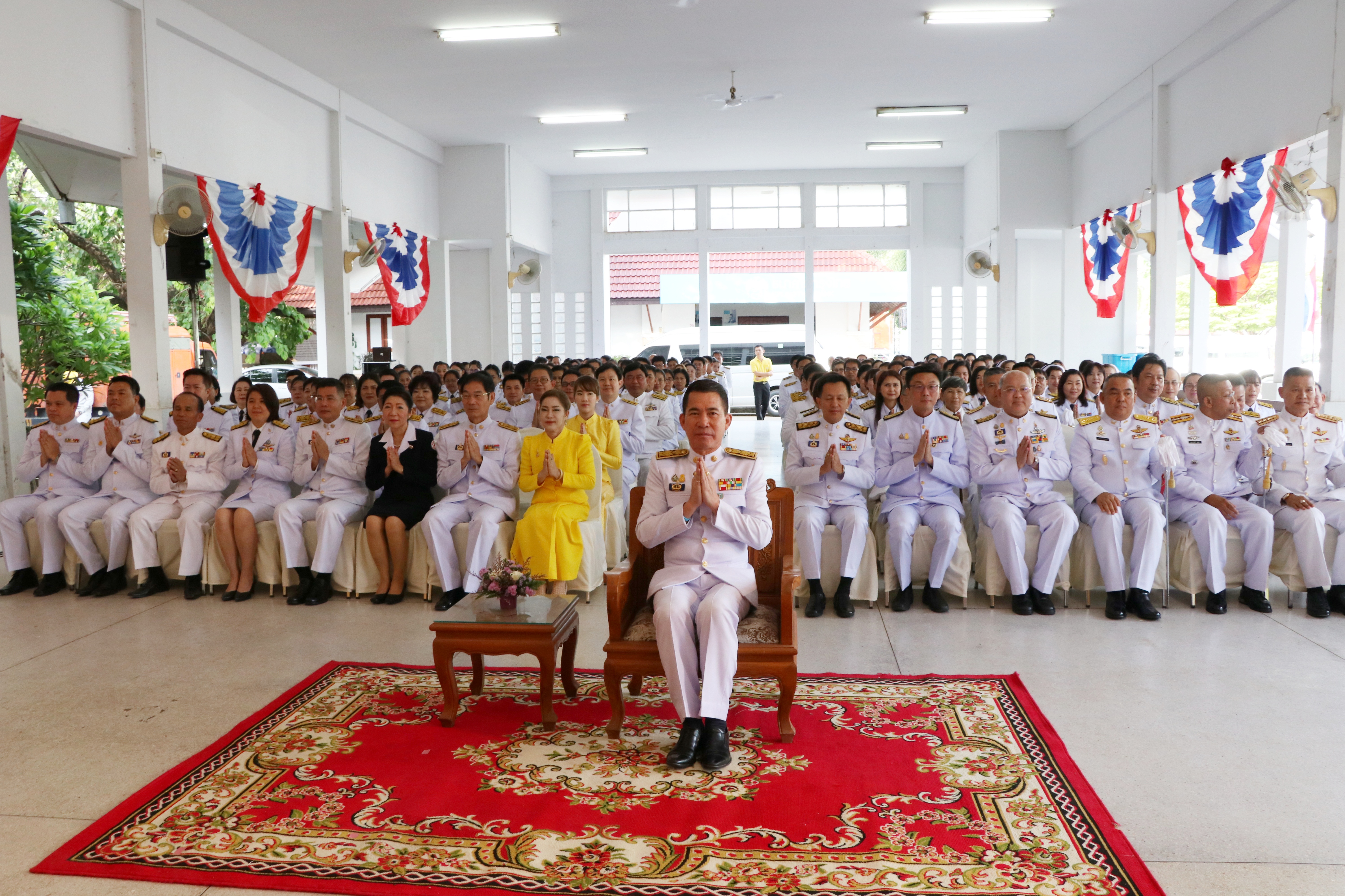 พัฒนาการจังหวัดสุโขทัย นำข้าราชการสำนักงานพัฒนาชุมชนจังหวัด เข้าร่วมกิจกรรมเนื่องในโอกาสเฉลิมพระชนมพรรษาสมเด็จพระนางเจ้าฯ พระบรมราชินี ประจำปีพุทธศักราช 2562