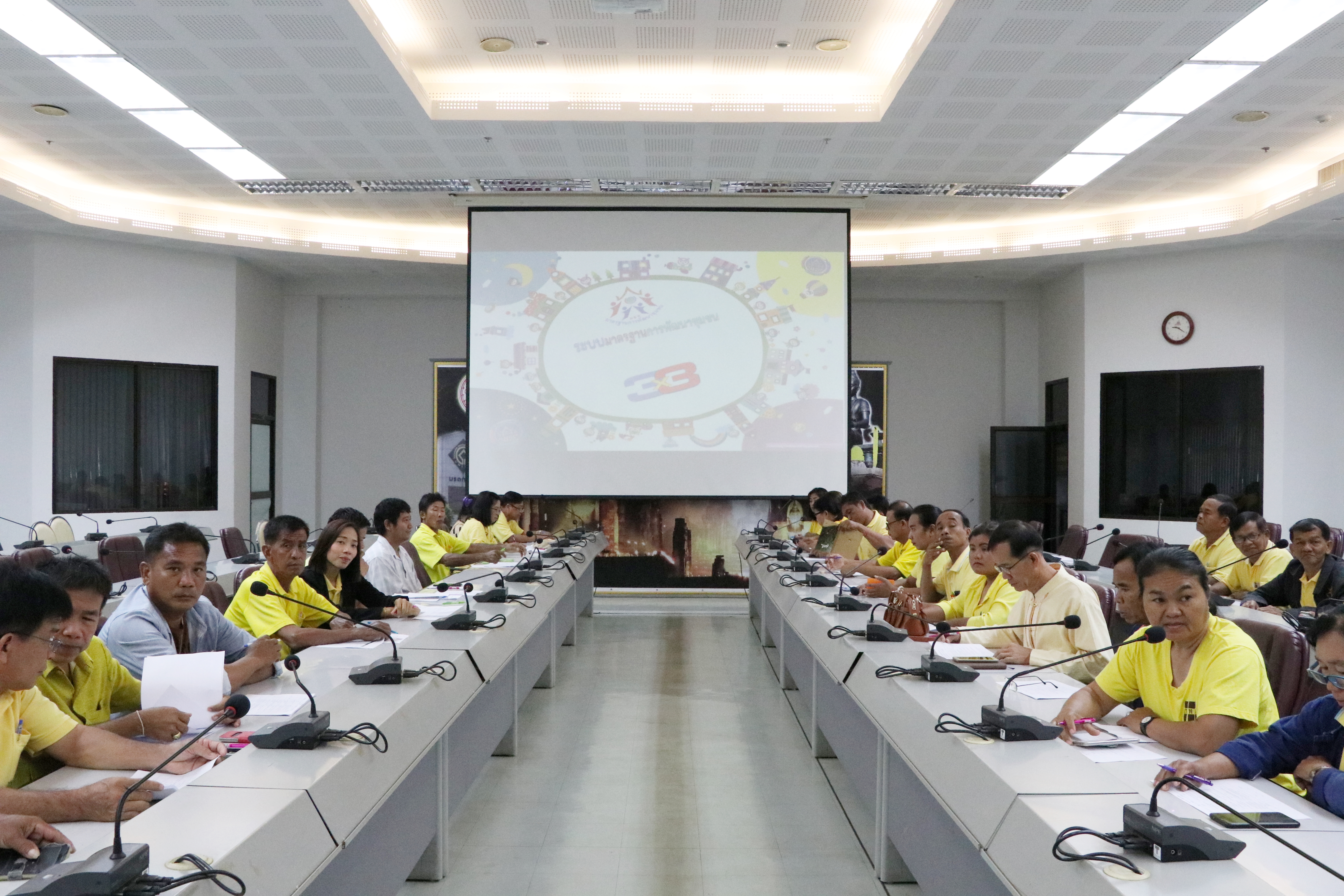 วันที่ 25 กรกฎาคม 2562 เวลา 09.00 น. นายสุวิน  พึ่งเงิน พัฒนาการจังหวัดสุโขทัย เป็นประธานเปิดการประชุมการดำเนินงานตามระบบมาตรฐานการพัฒนาชุมชน (มชช.) ประจำปี 2562 ณ ห้องประชุมศรีสัชนาลัย ชั้น 5 ศาลากลางจังหวัดสุโขทัย