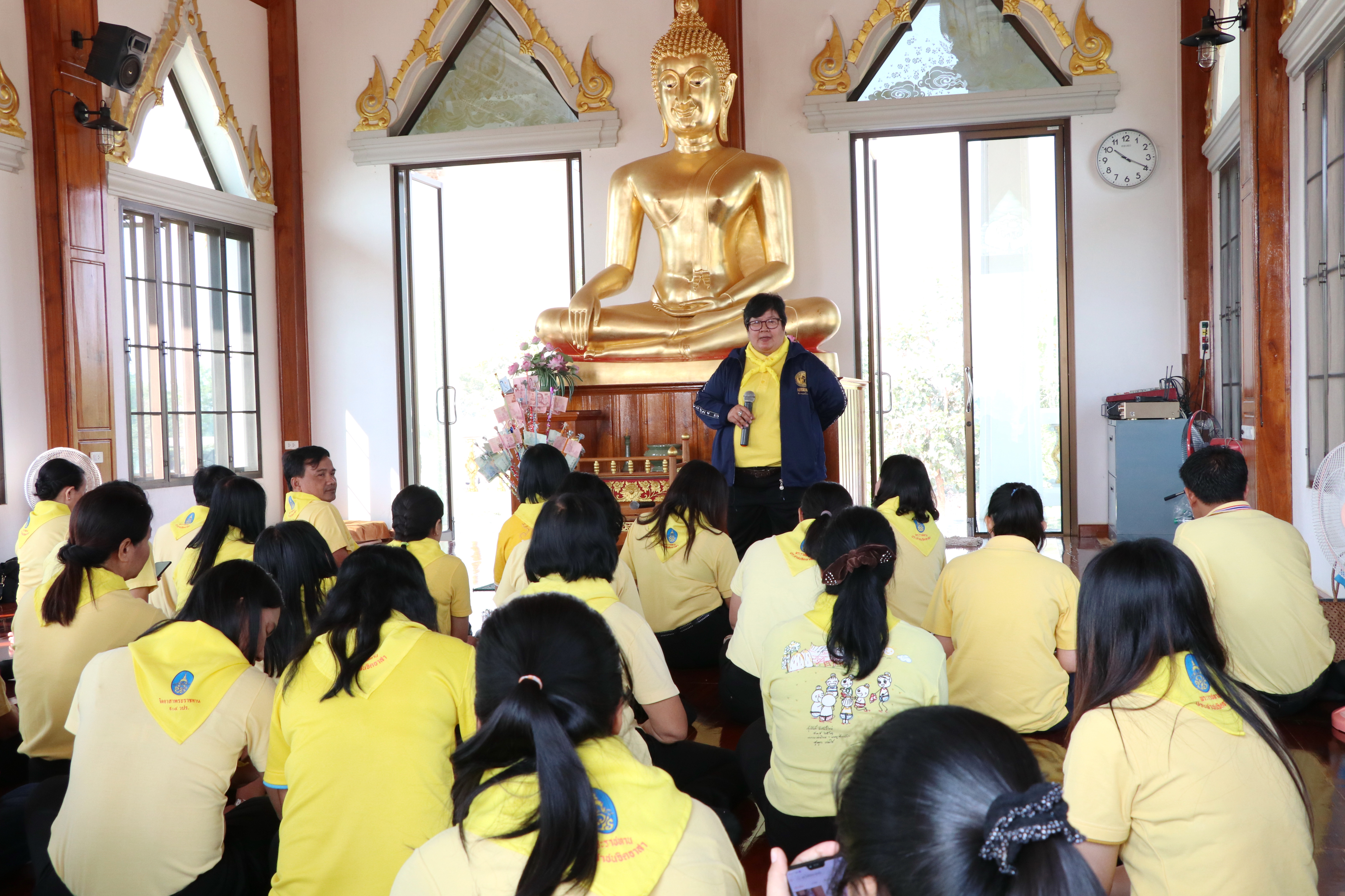 พช.สุโขทัย จัดโครงการ“เสริมสร้างวินัย จริยธรรม ข้าราชการพัฒนาชุมชน สู่องค์กรคุณธรรม บนวิถี “บวร” (บ้าน/วัด/ราชการ