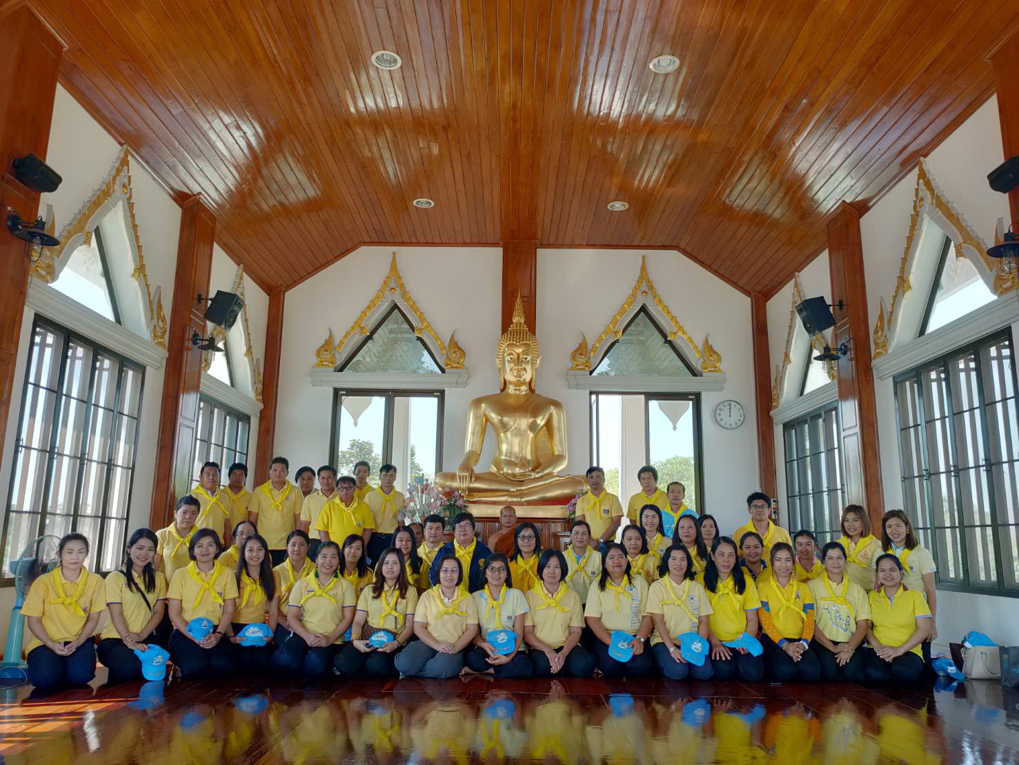 พช.สุโขทัย จัดโครงการ“เสริมสร้างวินัย จริยธรรม ข้าราชการพัฒนาชุมชน สู่องค์กรคุณธรรม บนวิถี “บวร” (บ้าน/วัด/ราชการ