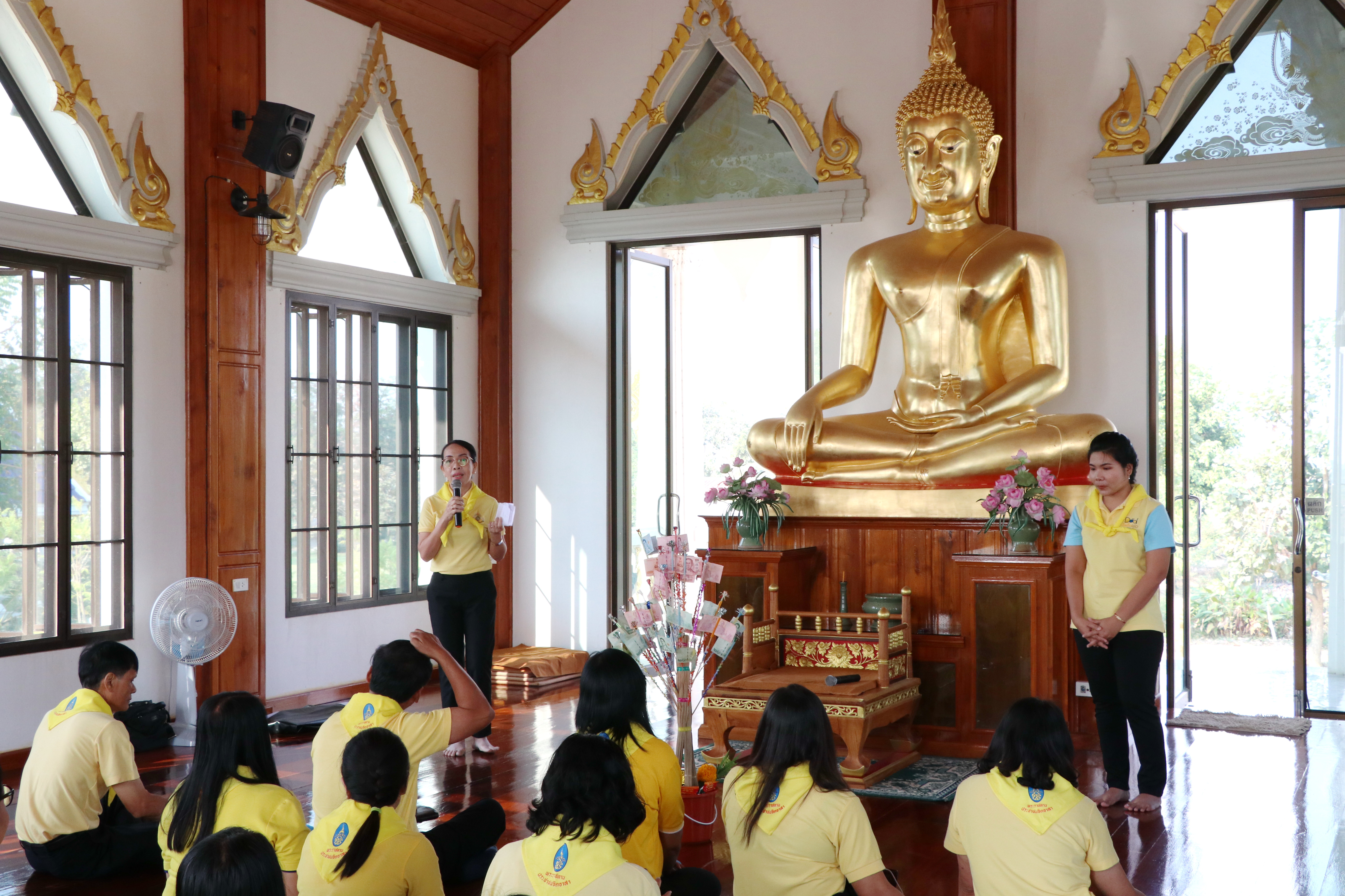 พช.สุโขทัย จัดโครงการ“เสริมสร้างวินัย จริยธรรม ข้าราชการพัฒนาชุมชน สู่องค์กรคุณธรรม บนวิถี “บวร” (บ้าน/วัด/ราชการ