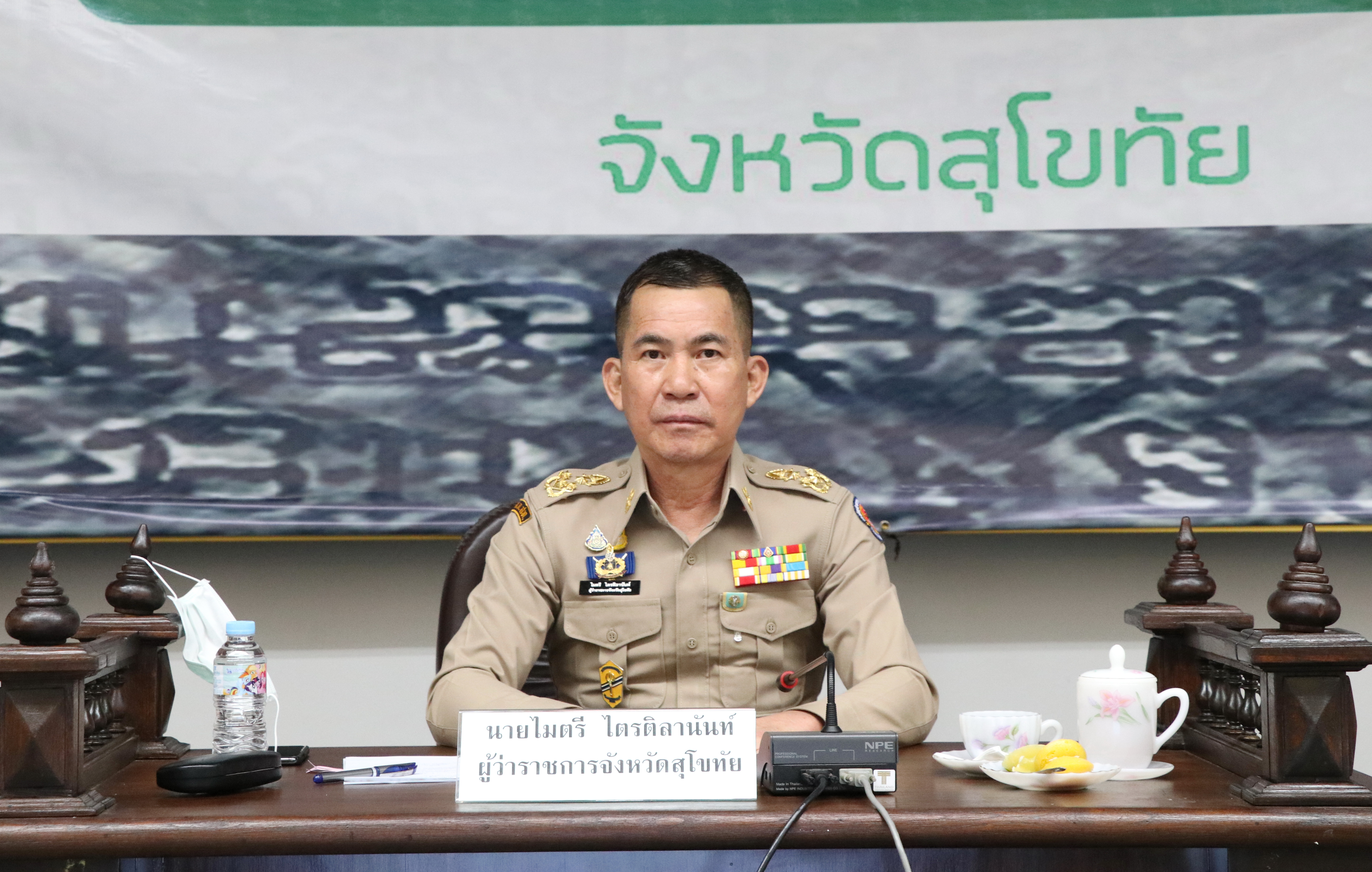 วันที่ 29 กรกฎาคม 2563 เวลา 09.00 น.นายธวัช ใสสม พัฒนาการจังหวัดสุโขทัย นำเสนอผลความก้าวหน้าการดำเนินงานการพัฒนาคุณภาพชีวิตประชาชนจังหวัดสุโขทัย “โครงการสุโขทัยเมืองผาสุก” และผลความก้าวหน้าโครงการพัฒนาพื้นที่ต้นแบบการพัฒนาคุณภาพชีวิตตามหลักทฤษฎีใหม่ ประยุกต์สู่ “โคก หนอง นา โมเดล” การประชุมคณะกรมการจังหวัดสุโขทัย ครั้งที่ 5/2563