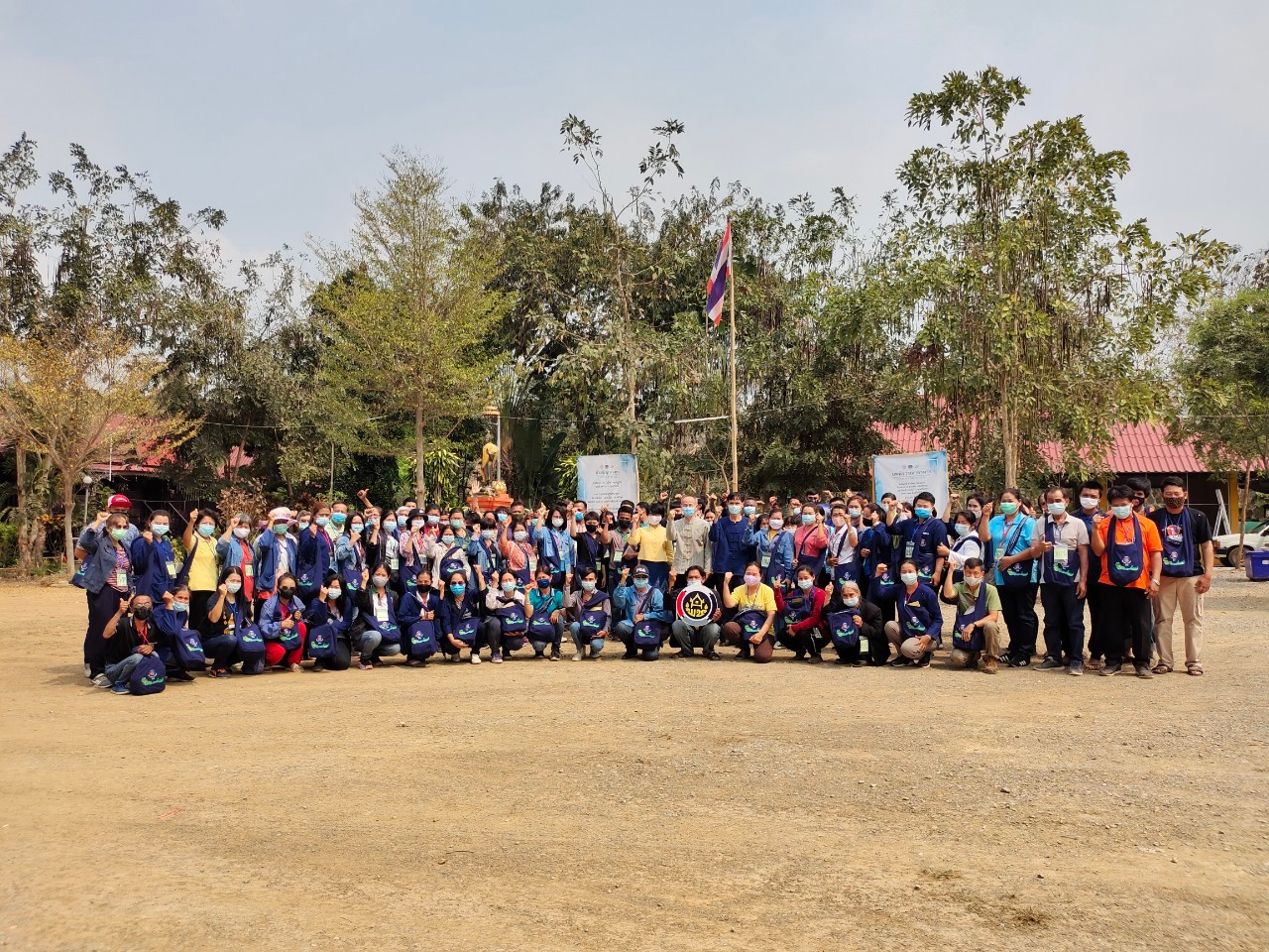 “นายอำเภอศรีนคร จังหวัดสุโขทัย เปิดการอบรมโครงการ “โคก หนอง นา โมเดล” รุ่นที่ 6 ครัวเรือนต้นแบบ HLM และนักพัฒนาพื้นที่ต้นแบบ จังหวัดสุโขทัย อบรม 5 วัน 4 คืน บ่มเพาะองค์ความรู้  เตรียมสร้างความยั่งยืนให้ชุมชน”