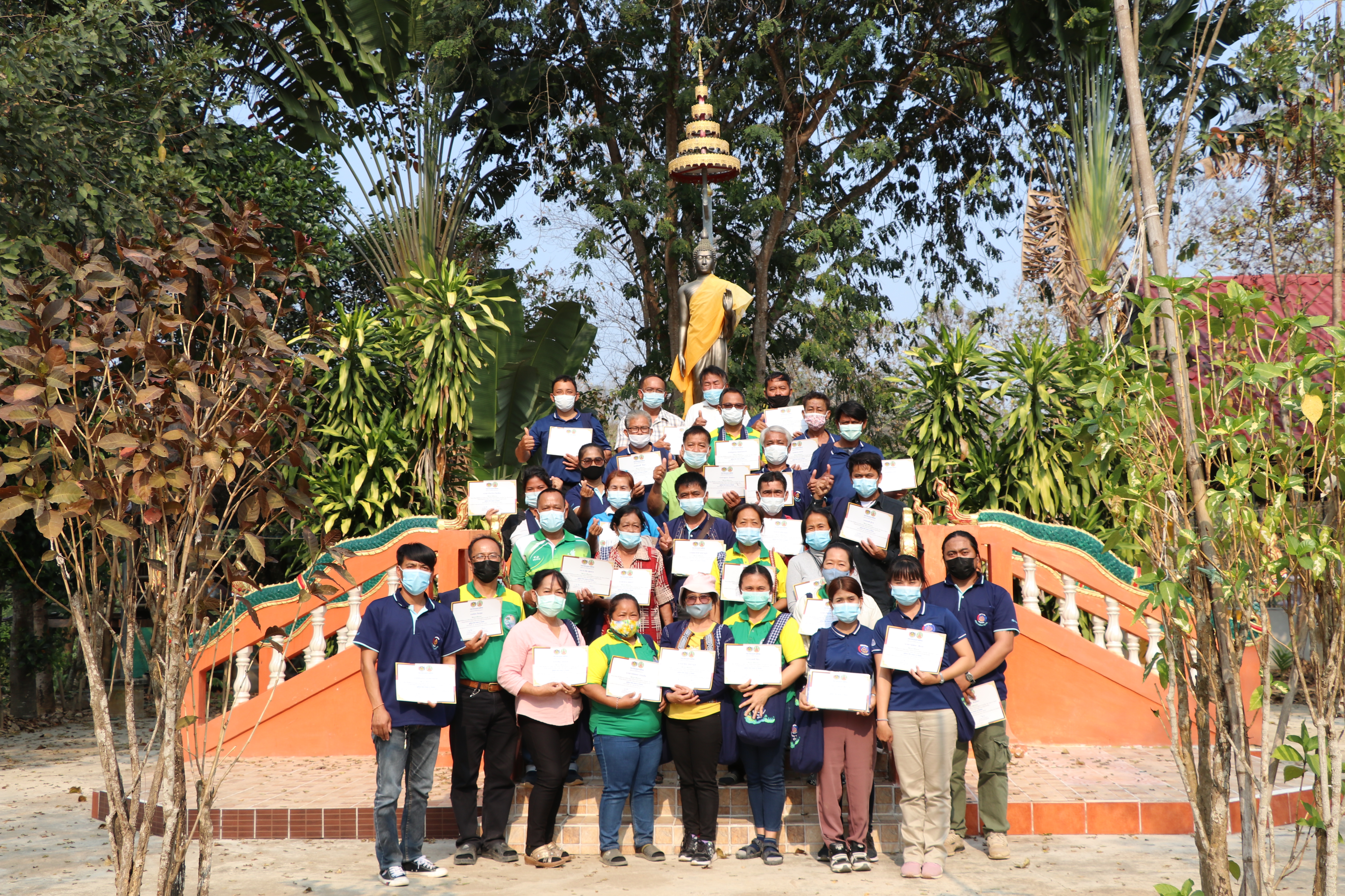 “ผลผลิตรุ่นที่ 5 “โครงการ โคก หนอง นา โมเดล” จังหวัดสุโขทัย อบรมแกนนำฯ 5 วัน 4 คืน พร้อมลุยสร้างความมั่นคง มั่งคั่ง ยั่งยืน ให้ชุมชน”