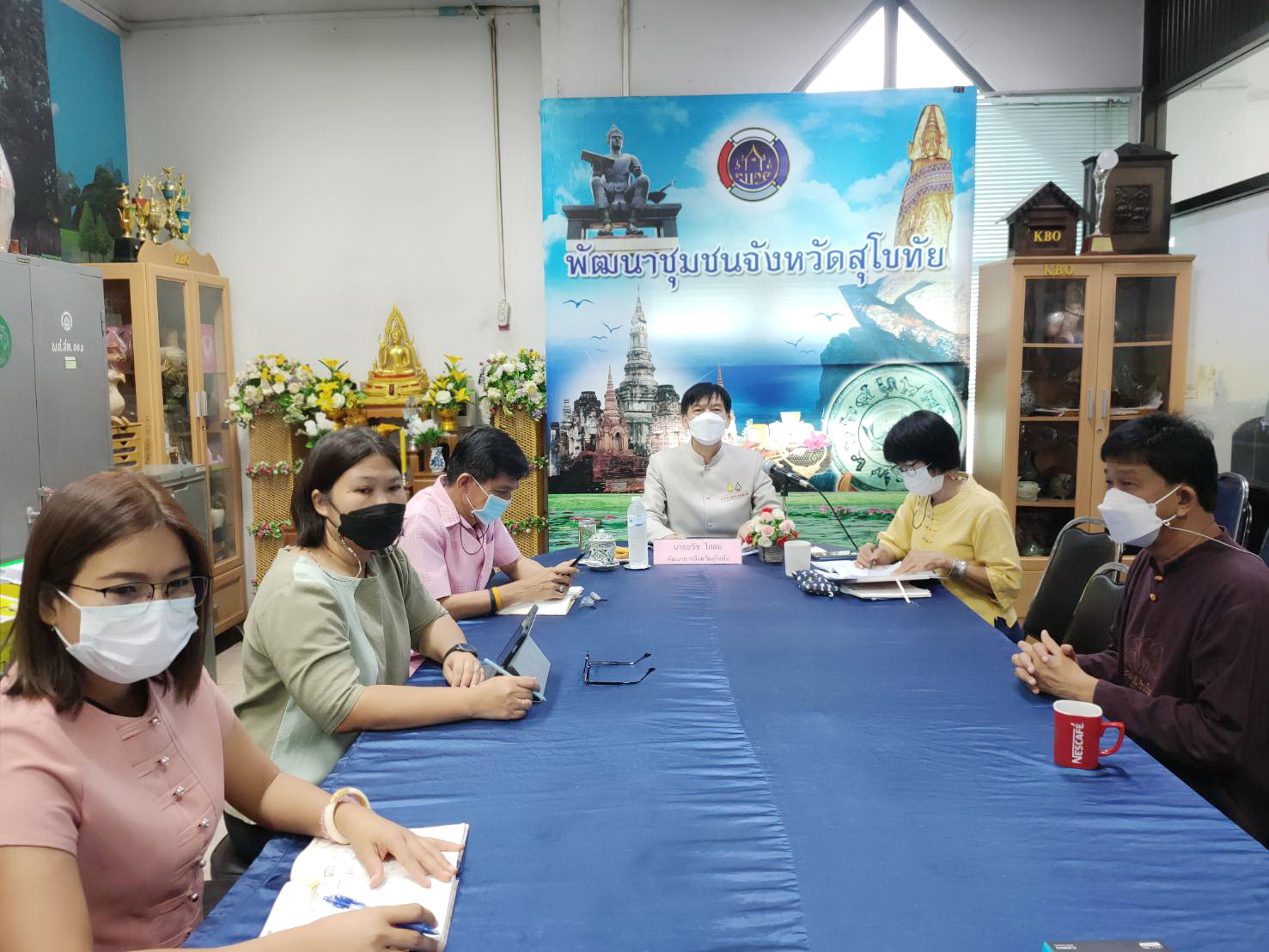 พช.สุโขทัย บริหารงานไร้ข้อจำกัด ภายใต้สถานการณ์การแพร่ระบาด COVID-19 ลุยงานผ่านเทคโนโลยี 4.0 พลิกวิกฤติ ติดตามงานผ่านระบบออนไลน์ Google Meet