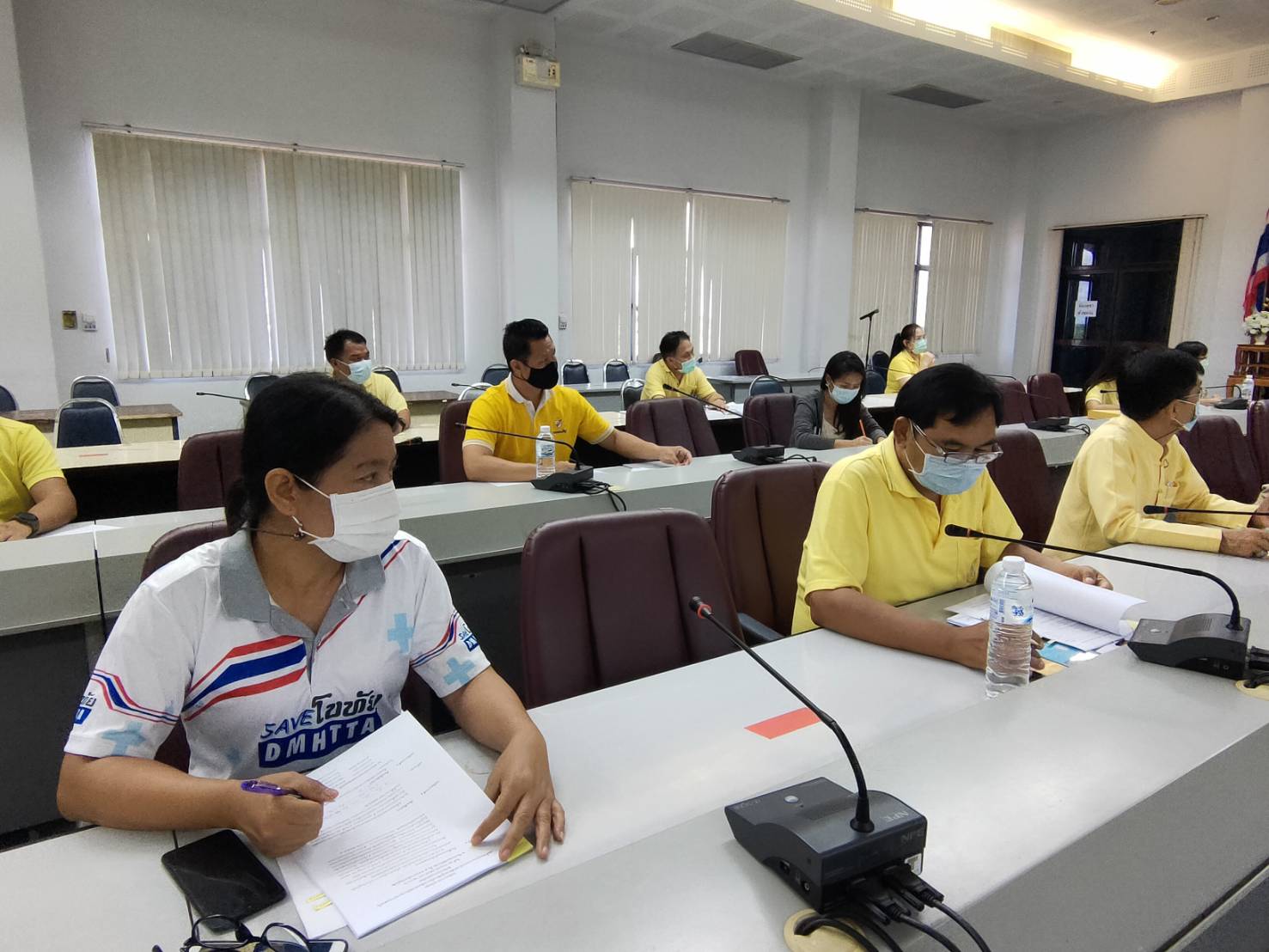 พช.สุโขทัย ร่วมบูรณาการสนจ.สุโขทัย และปภ.สุโขทัย ประชุมขับเคลื่อนกำหนดแนวทางการจ้างและบริหารพนักงานราชการเฉพาะกิจ เพื่อช่วยเหลือผู้ได้รับผลกระทบจากสถานการณ์ COVID – 19 จังหวัดสุโขทัย