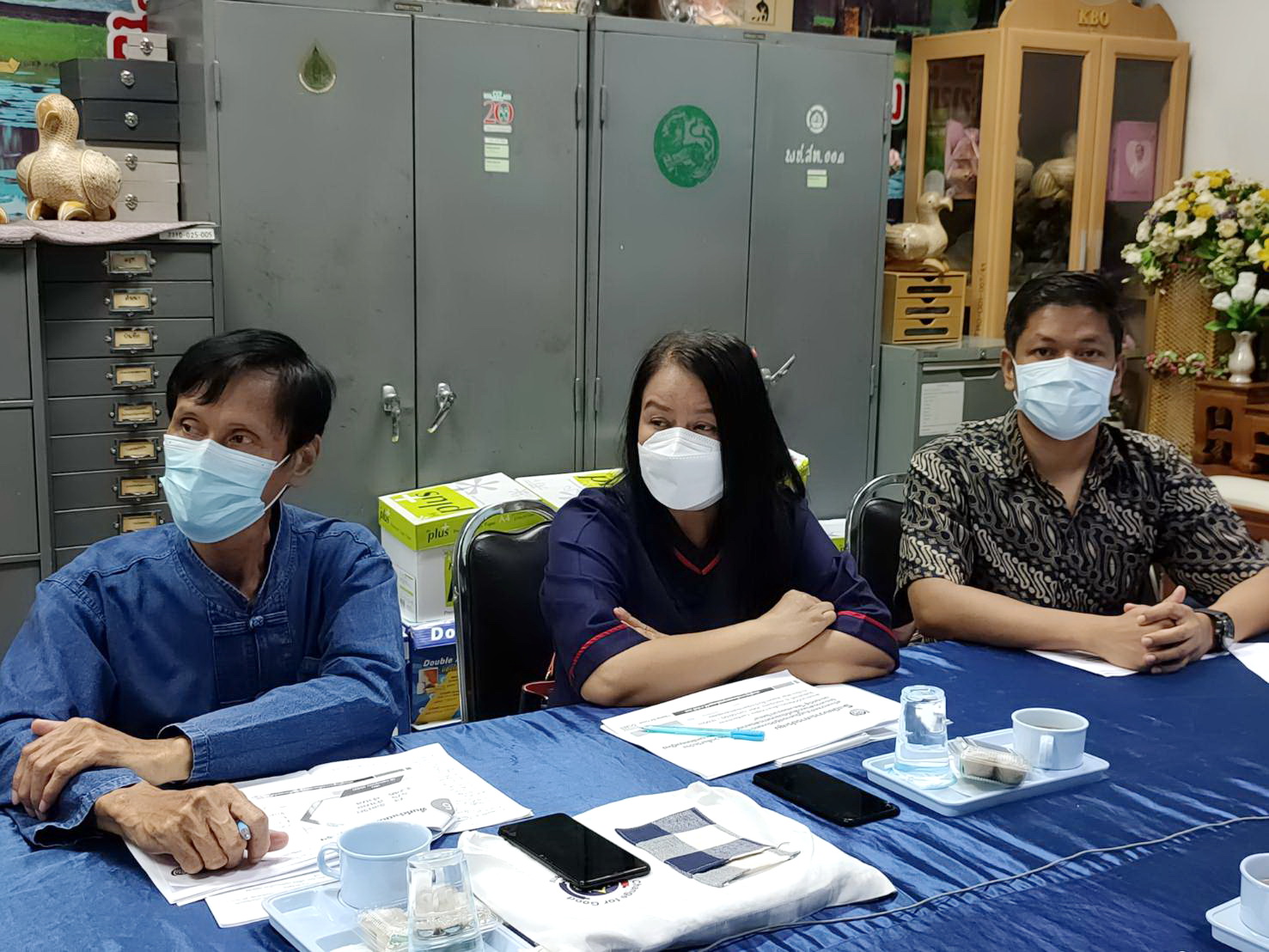 “พช.สุโขทัย ร่วมประชุมสร้างความรู้ความเข้าใจ การขับเคลื่อนโครงการ “โคก หนอง นา พช.” ระดมสรรพกำลัง สร้างความมั่นคง มั่งคั่ง และยั่งยืนให้พี่น้องประชาชน ผ่านระบบวีดิทัศน์ทางไกล (Video Conference) กรมการพัฒนาชุมชน”