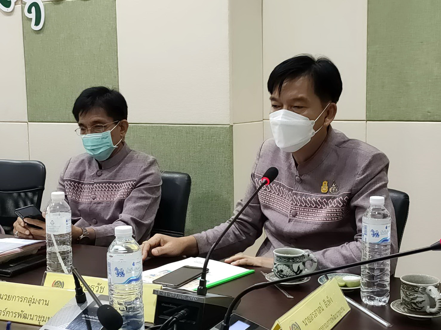 ผู้ตรวจราชการกรมการพัฒนาชุมชน ตรวจติดตามผลการขับเคลื่อนงานตามภารกิจของกรมการพัฒนาชุมชน จังหวัดสุโขทัย