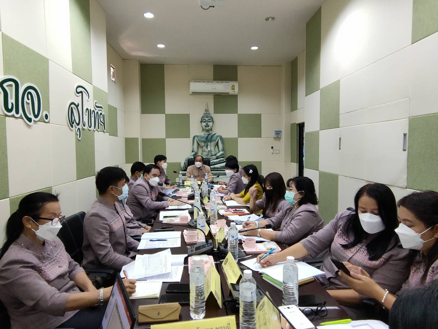 ผู้ตรวจราชการกรมการพัฒนาชุมชน ตรวจติดตามผลการขับเคลื่อนงานตามภารกิจของกรมการพัฒนาชุมชน จังหวัดสุโขทัย