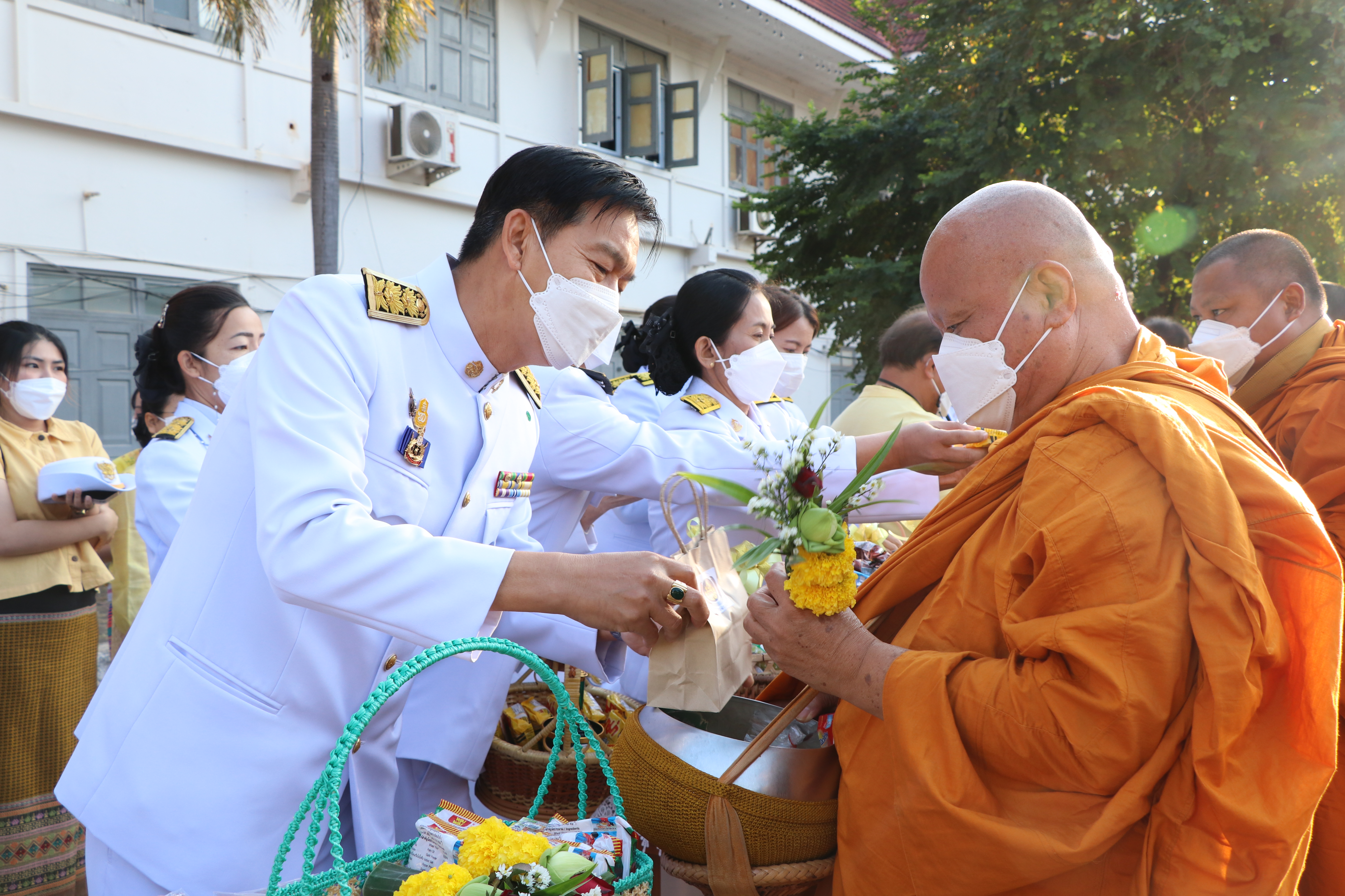 “พัฒนาชุมชนจังหวัดสุโขทัย เข้าร่วมกิจกรรมเนื่องในวันคล้ายวันพระราชสมภพ พระบาทสมเด็จพระบรมชนกาธิเบศร มหาภูมิพลอดุลยเดชมหาราช บรมนาถบพิตร วันชาติ และวันพ่อแห่งชาติ 5 ธันวาคม 2564 จังหวัดสุโขทัย”