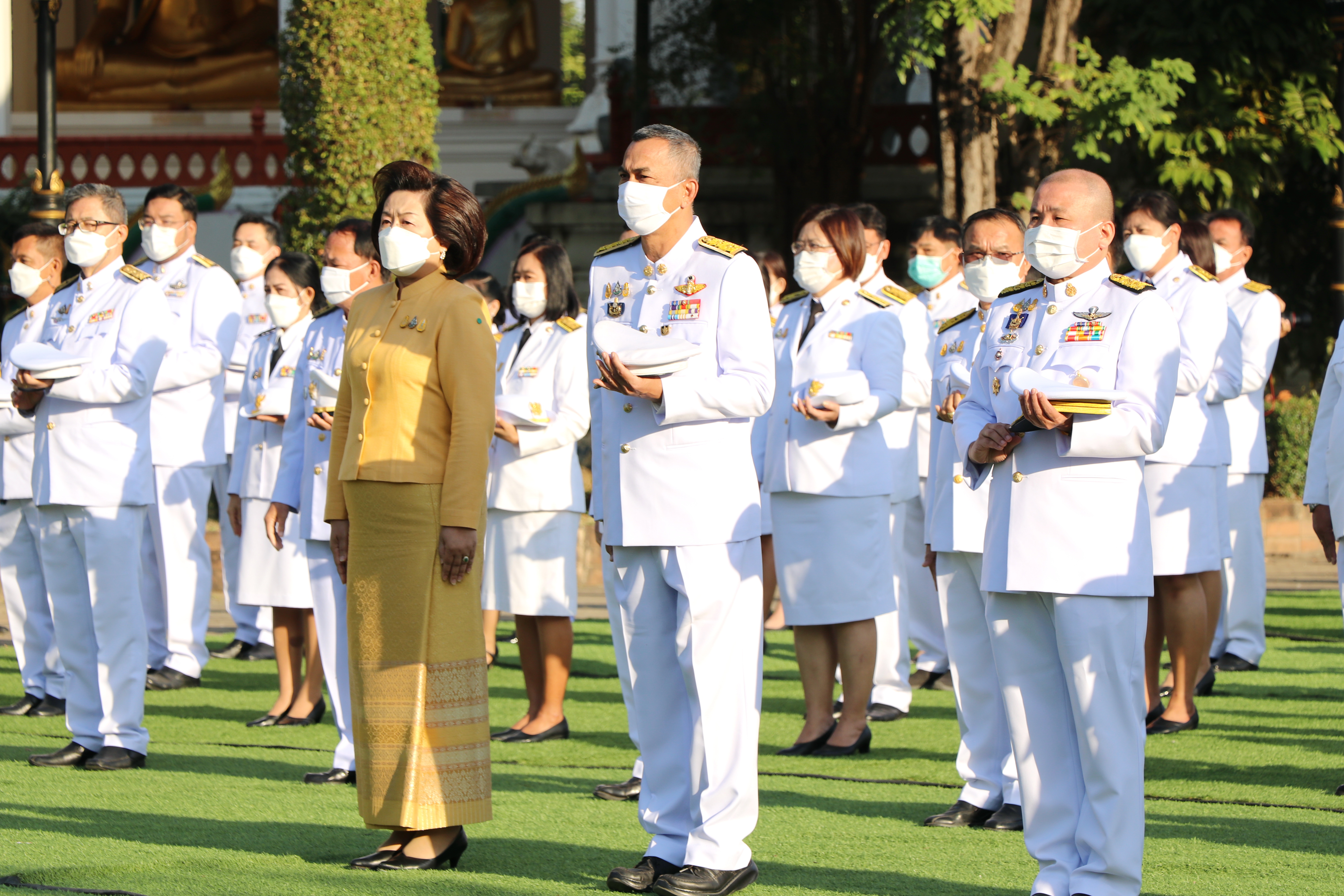 “พัฒนาชุมชนจังหวัดสุโขทัย เข้าร่วมกิจกรรมเนื่องในวันคล้ายวันพระราชสมภพ พระบาทสมเด็จพระบรมชนกาธิเบศร มหาภูมิพลอดุลยเดชมหาราช บรมนาถบพิตร วันชาติ และวันพ่อแห่งชาติ 5 ธันวาคม 2564 จังหวัดสุโขทัย”