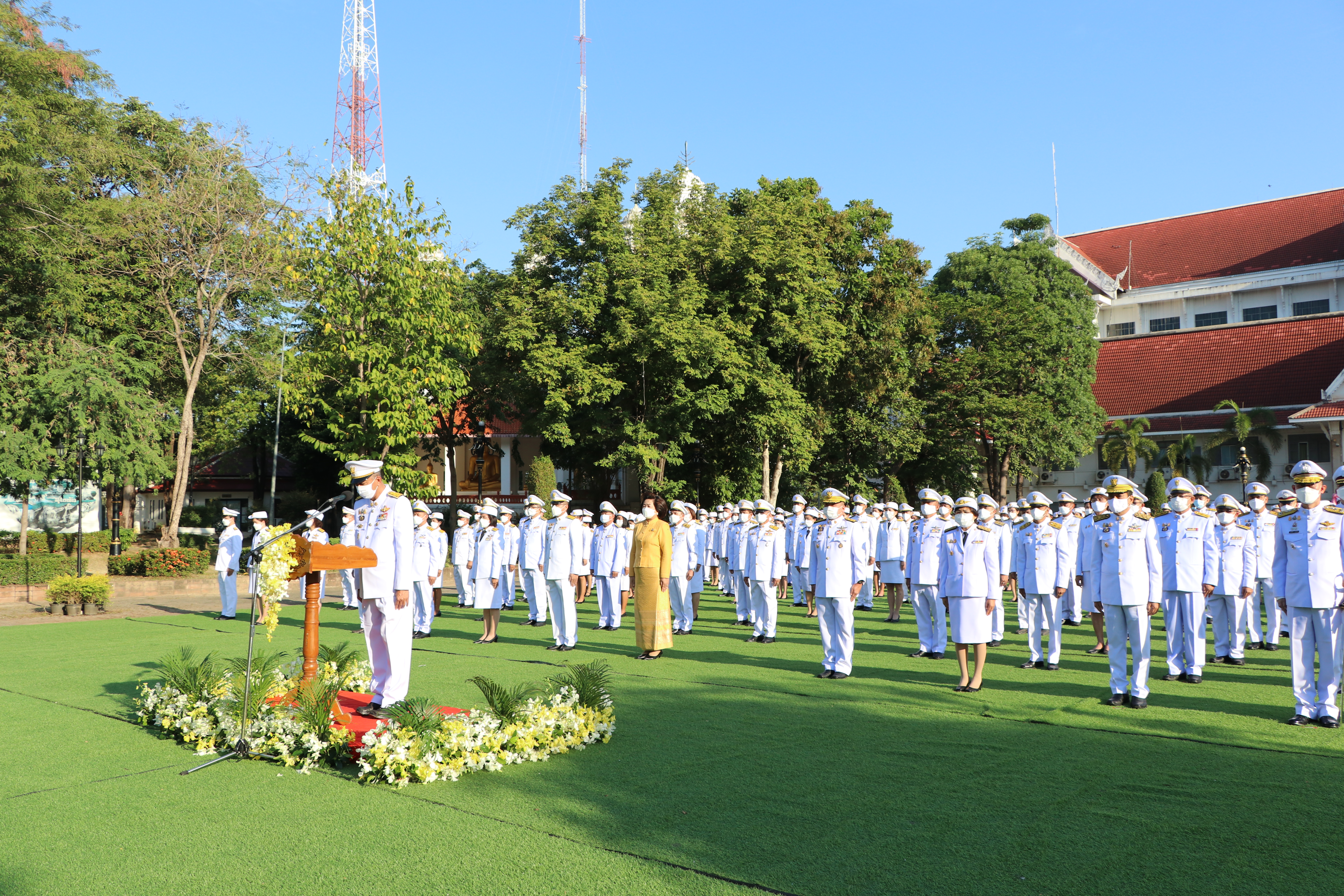 “พัฒนาชุมชนจังหวัดสุโขทัย เข้าร่วมกิจกรรมเนื่องในวันคล้ายวันพระราชสมภพ พระบาทสมเด็จพระบรมชนกาธิเบศร มหาภูมิพลอดุลยเดชมหาราช บรมนาถบพิตร วันชาติ และวันพ่อแห่งชาติ 5 ธันวาคม 2564 จังหวัดสุโขทัย”