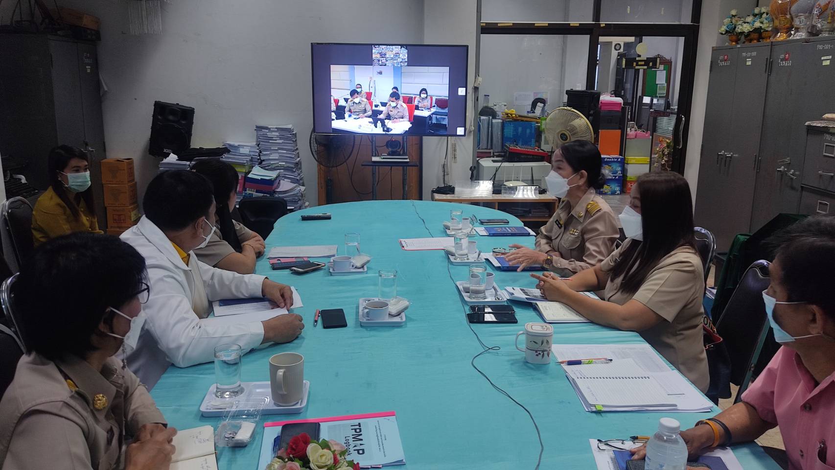 อธิบดีกรมการพัฒนาชุมชน เป็นประธานการประชุมกรมการพัฒนาชุมชน เพื่อขับเคลื่อนงานพัฒนาชุมชน ผ่านระบบวีดีทัศน์ทางไกล (Video Conference) ครั้งที่ 1/2565