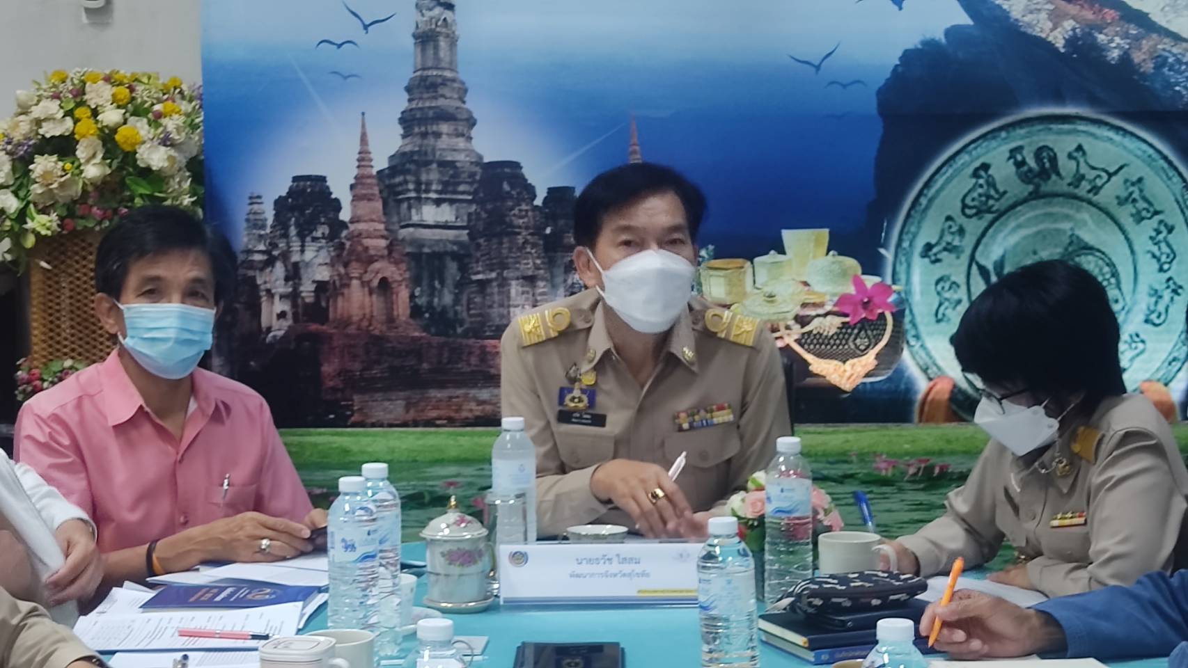 “พช.สุโขทัย ประชุมพัฒนาการอำเภอ วางแผนการขับเคลื่อนภารกิจงานนโยบายรัฐบาล ภารกิจงานกรมการพัฒนาชุมชน และภารกิจงานจังหวัดสุโขทัย ครั้งที่ 1/2565 ให้ประสบผลสำเร็จตามเป้าหมาย”