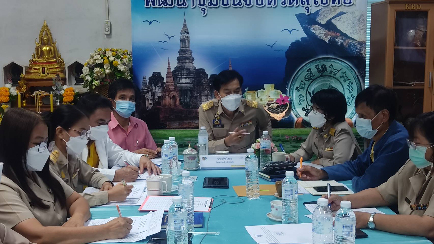 “พช.สุโขทัย ประชุมพัฒนาการอำเภอ วางแผนการขับเคลื่อนภารกิจงานนโยบายรัฐบาล ภารกิจงานกรมการพัฒนาชุมชน และภารกิจงานจังหวัดสุโขทัย ครั้งที่ 1/2565 ให้ประสบผลสำเร็จตามเป้าหมาย”