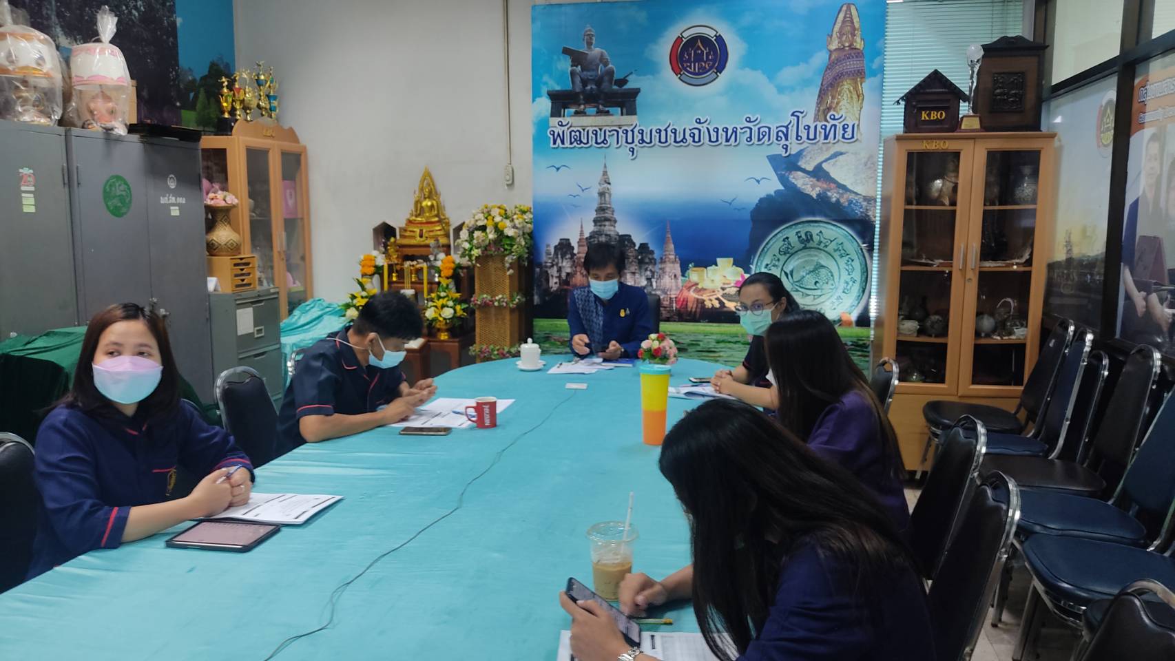 พช.สุโขทัย เข้าร่วมการประชุมชี้แจง เร่งรัด กำกับ ติดตาม การดำเนินงานกองทุนพัฒนาบทบาทสตรี ครั้งที่ 1/ 2565