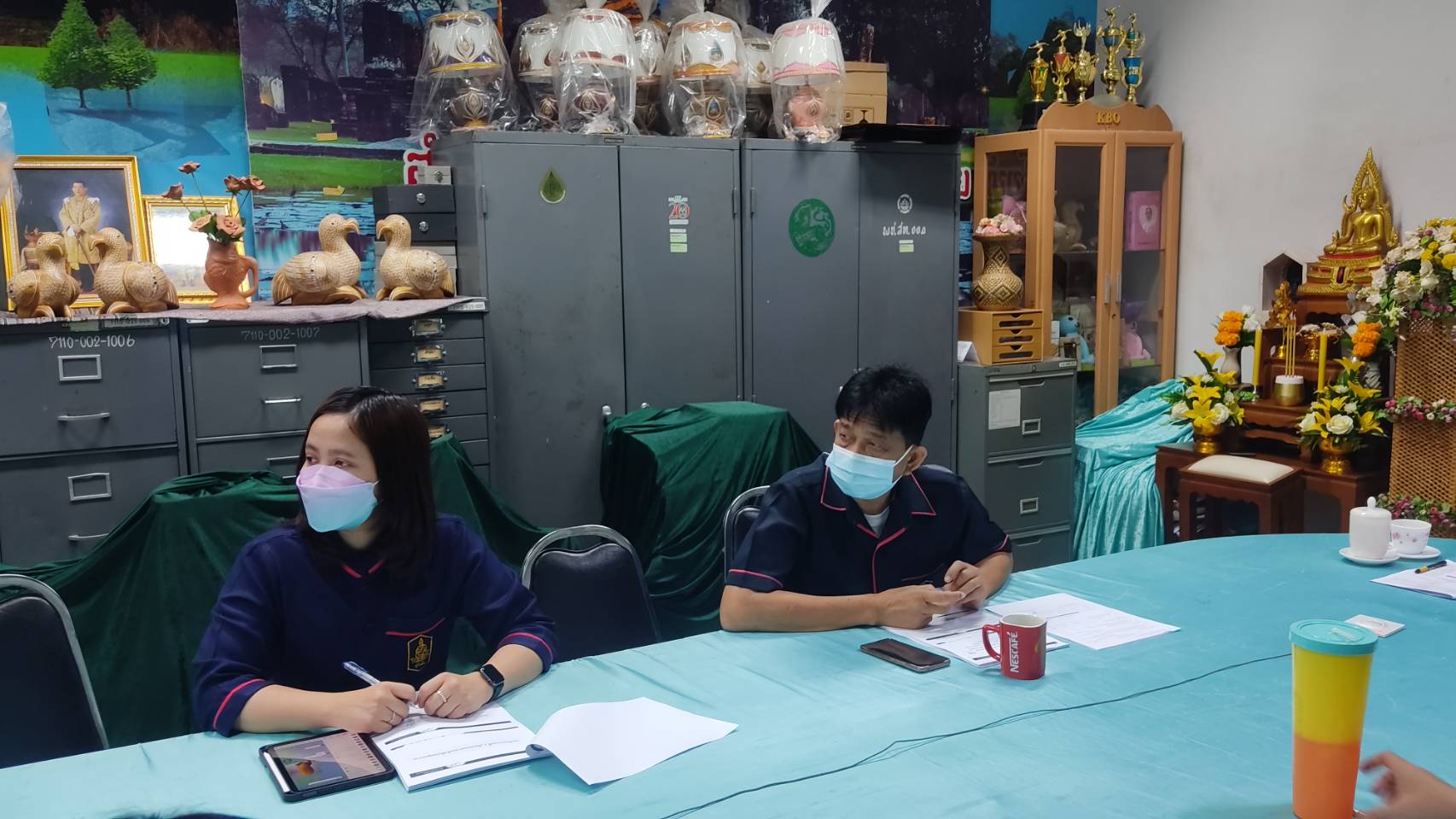 พช.สุโขทัย เข้าร่วมการประชุมชี้แจง เร่งรัด กำกับ ติดตาม การดำเนินงานกองทุนพัฒนาบทบาทสตรี ครั้งที่ 1/ 2565