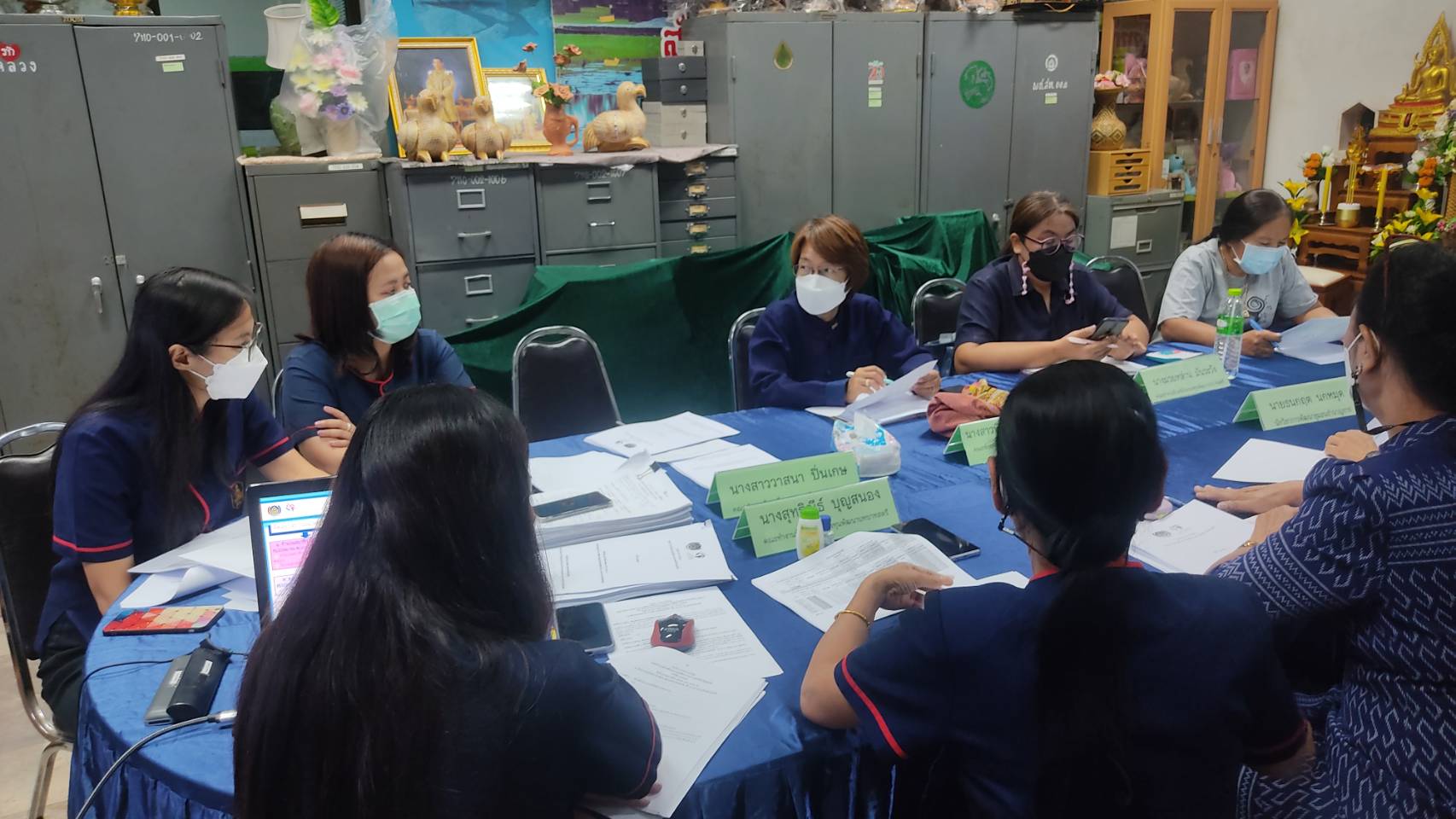 พช.สุโขทัย ทำ 1 ต้องได้มากกว่า 1 จัดประชุมคณะทำงานขับเคลื่อนกองทุนพัฒนาบทบาทสตรีจังหวัดสุโขทัย ครั้งที่ 1/2565