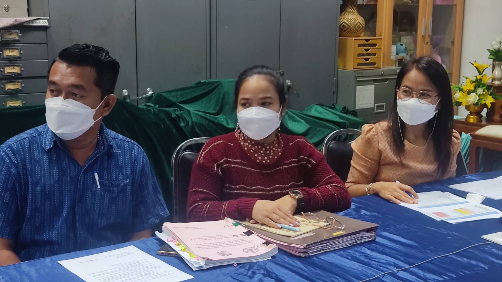 พช.สุโขทัย ทำ 1 ต้องได้มากกว่า 1 ร่วมประชุมติดตามเร่งรัดการเบิกจ่ายงบประมาณและการใช้จ่ายภาครัฐของกรมการพัฒนาชุมชน ประจำปีงบประมาณ พ.ศ. 2565 ผ่านระบบ Video Conference