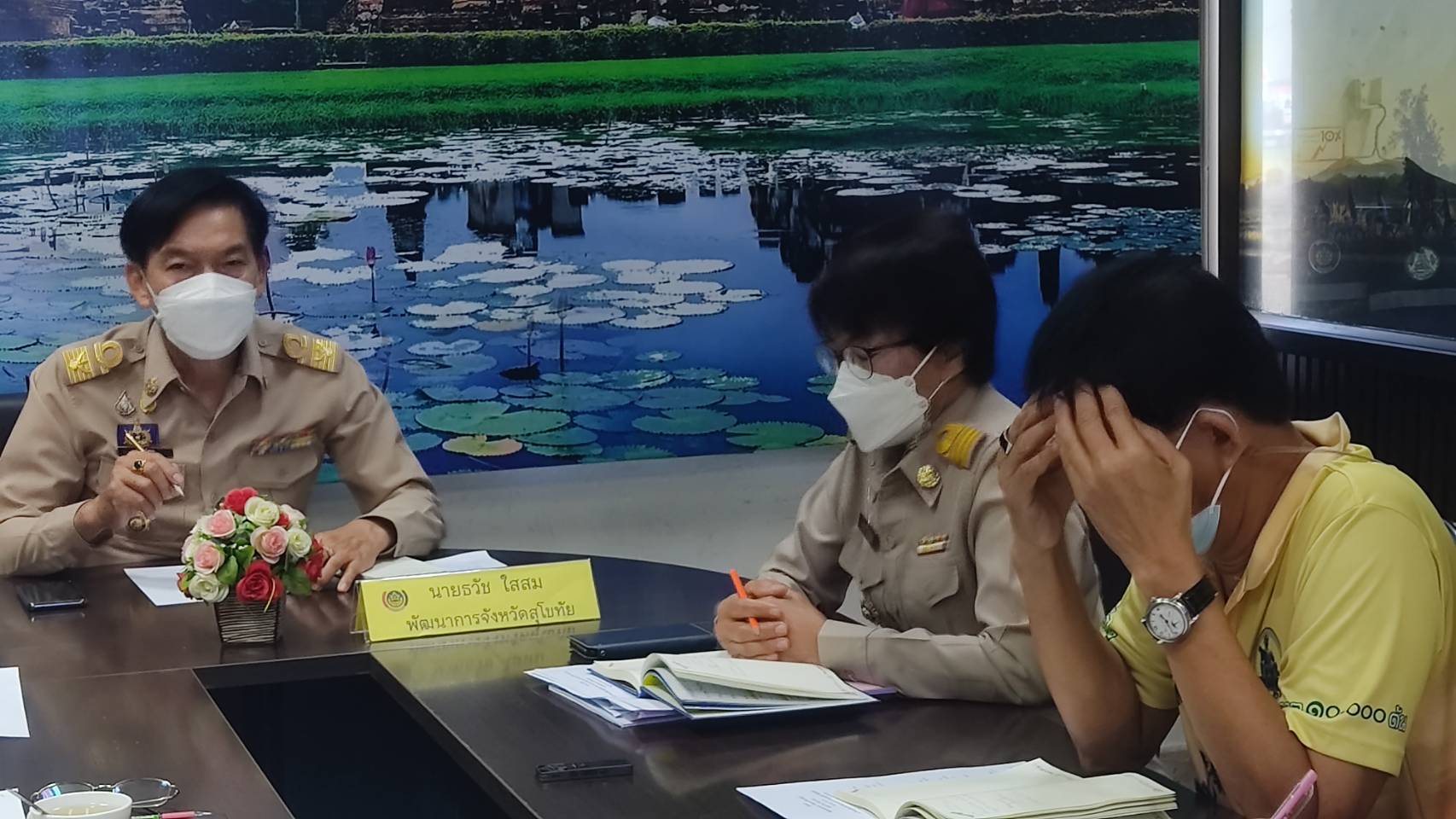 พช.สุโขทัย ทำ 1 ต้องได้มากกว่า 1 ประชุมเจ้าหน้าที่พัฒนาชุมชนจังหวัด ผนึกกำลังขับเคลื่อนภารกิจงานฯ สร้างความมั่นคง มั่งคั่ง และยั่งยืน ให้พี่น้องประชาชนชาวสุโขทัย