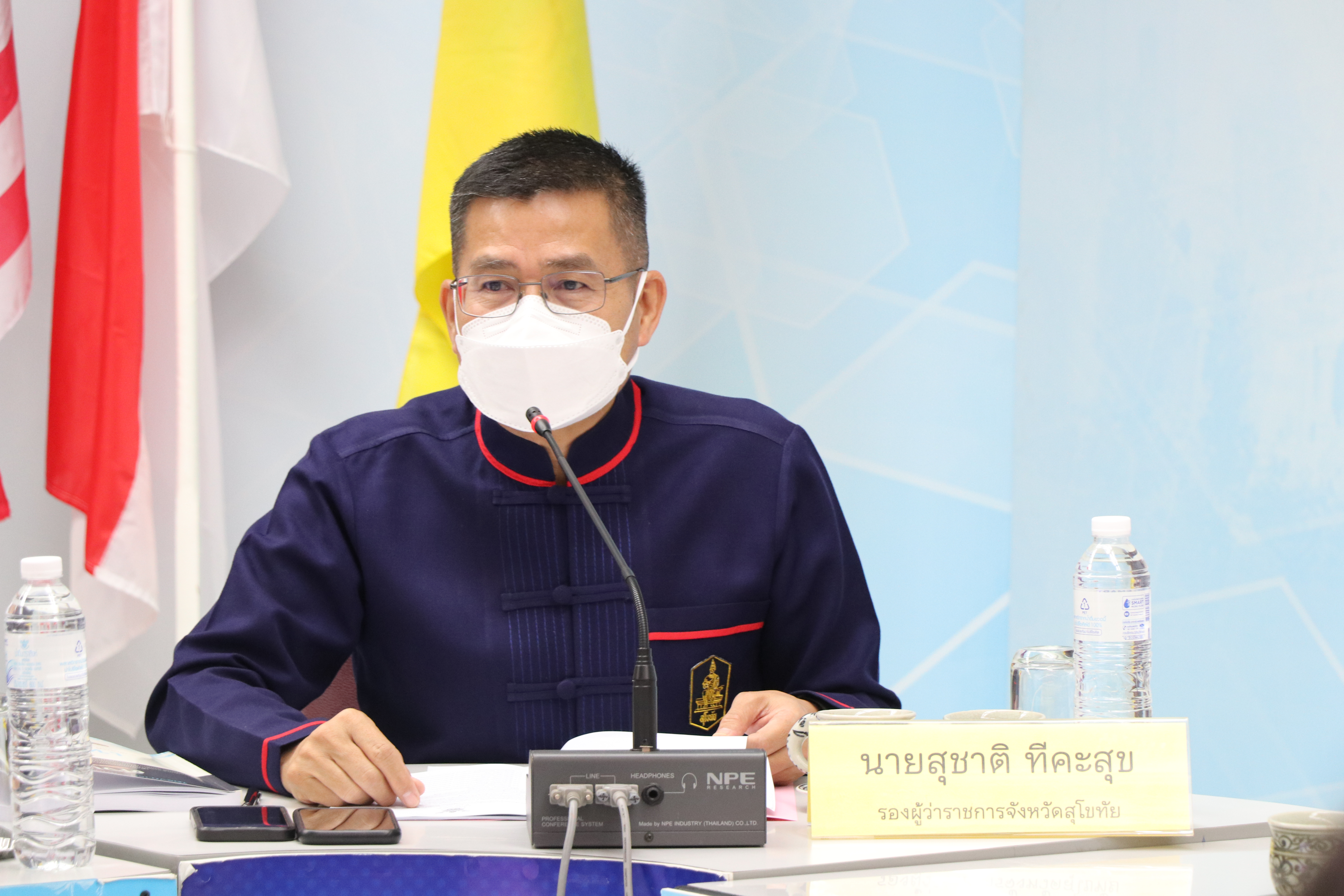 สุโขทัย ทำ 1 ต้องได้มากกว่า 1  ขานรับ นโยบายรัฐบาล เร่งขับเคลื่อนการขจัดความยากจนและพัฒนาคนทุกช่วงวัยอย่างยั่งยืนตามหลักปรัชญาของเศรษฐกิจพอเพียง สร้างคุณภาพชีวิตที่ดีให้ประชาชนชาวจังหวัดสุโขทัย “อยู่รอด พอเพียง และยั่งยืน”