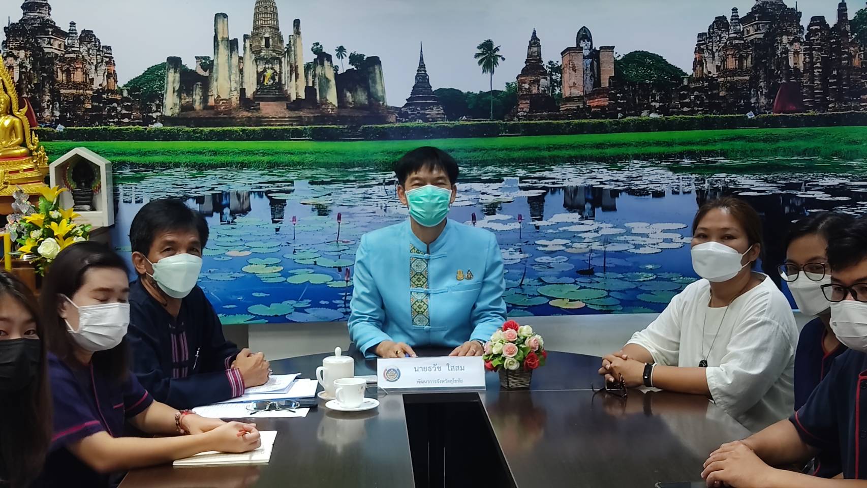 พช.สุโขทัย ทำ 1 ต้องได้มากกว่า 1 อธิบดีกรมการพัฒนาชุมชน เป็นประธานการประชุมกรมการพัฒนาชุมชน เพื่อขับเคลื่อนงานพัฒนาชุมชน ผ่านระบบวีดีทัศน์ทางไกล (Video Conference) ครั้งที่ 4/2565