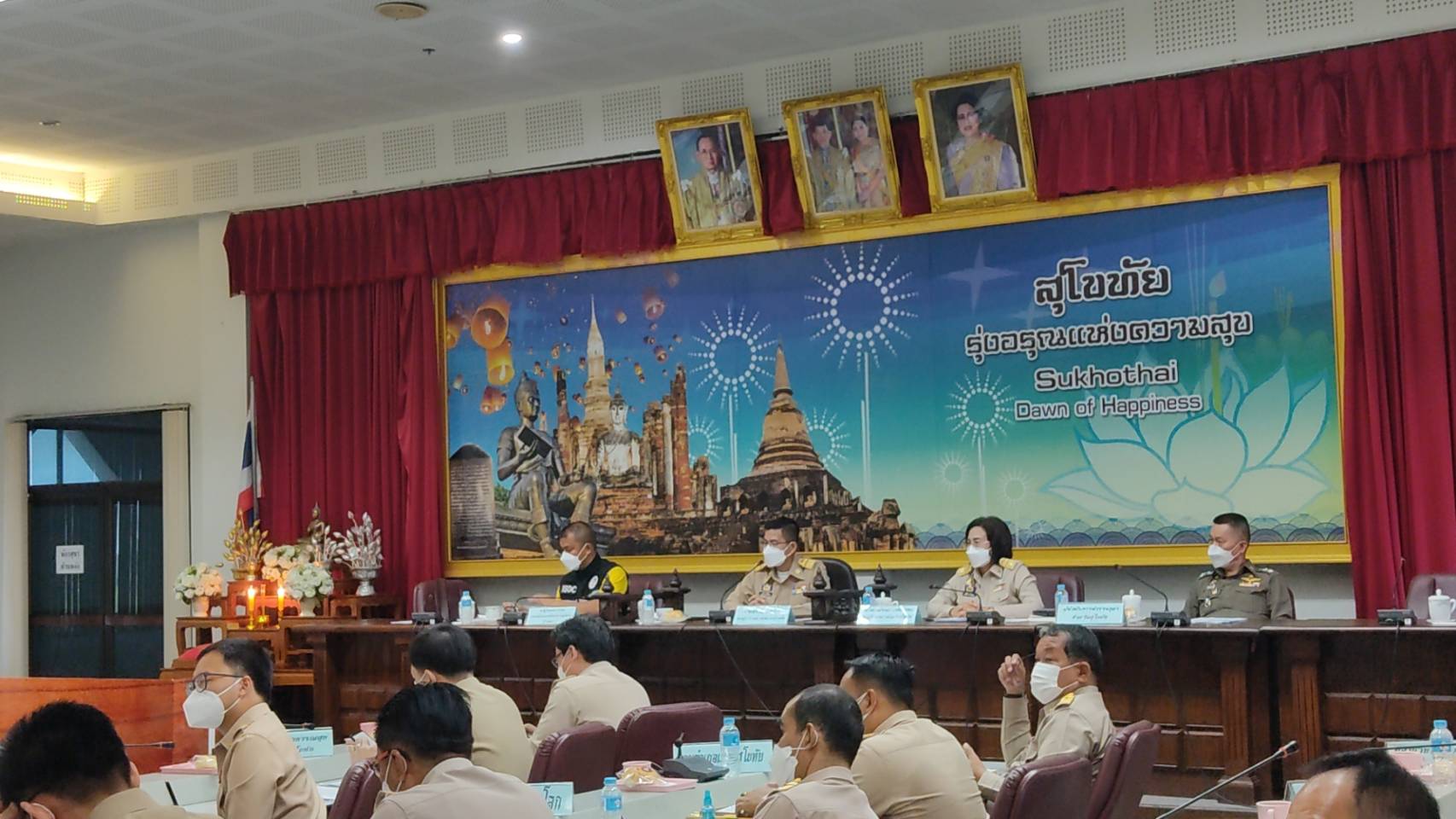 พช.สุโขทัย ทำ 1 ต้องได้มากกว่า 1 ร่วมประชุมกรมการจังหวัดสุโขทัย ครั้งที่ 5/2565 เพื่อรับทราบนโยบาย ข้อสั่งการ และร่วมบูรณาการขับเคลื่อนภารกิจงาน และนำเสนอผลการดำเนินงาน ของสำนักงานพัฒนาชุมชนจังหวัดสุโขทัย