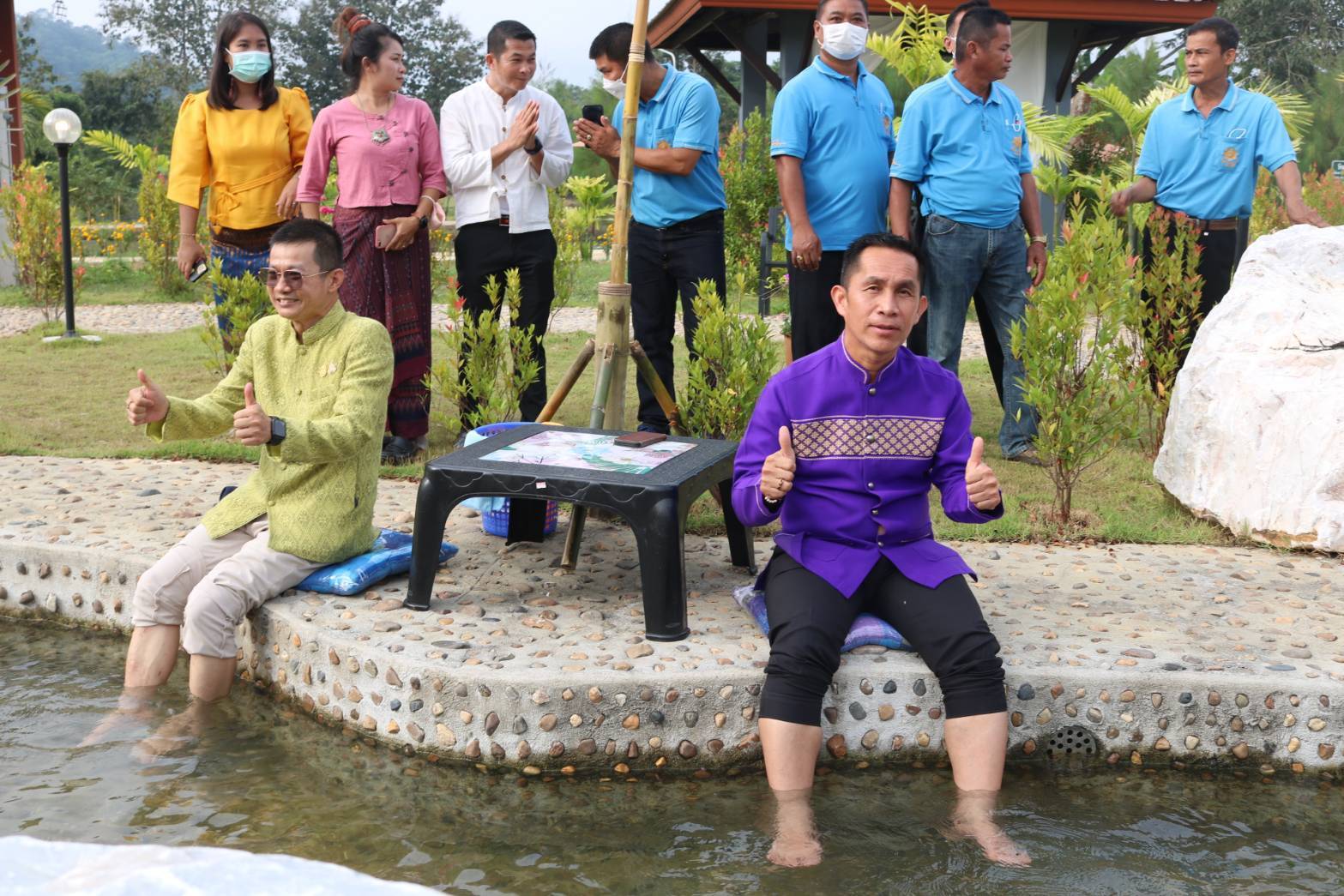 เข้าร่วมกิจกรรมเปิดแหล่งท่องเที่ยว “บ่อน้ำพุร้อน โป่งลำปาง”