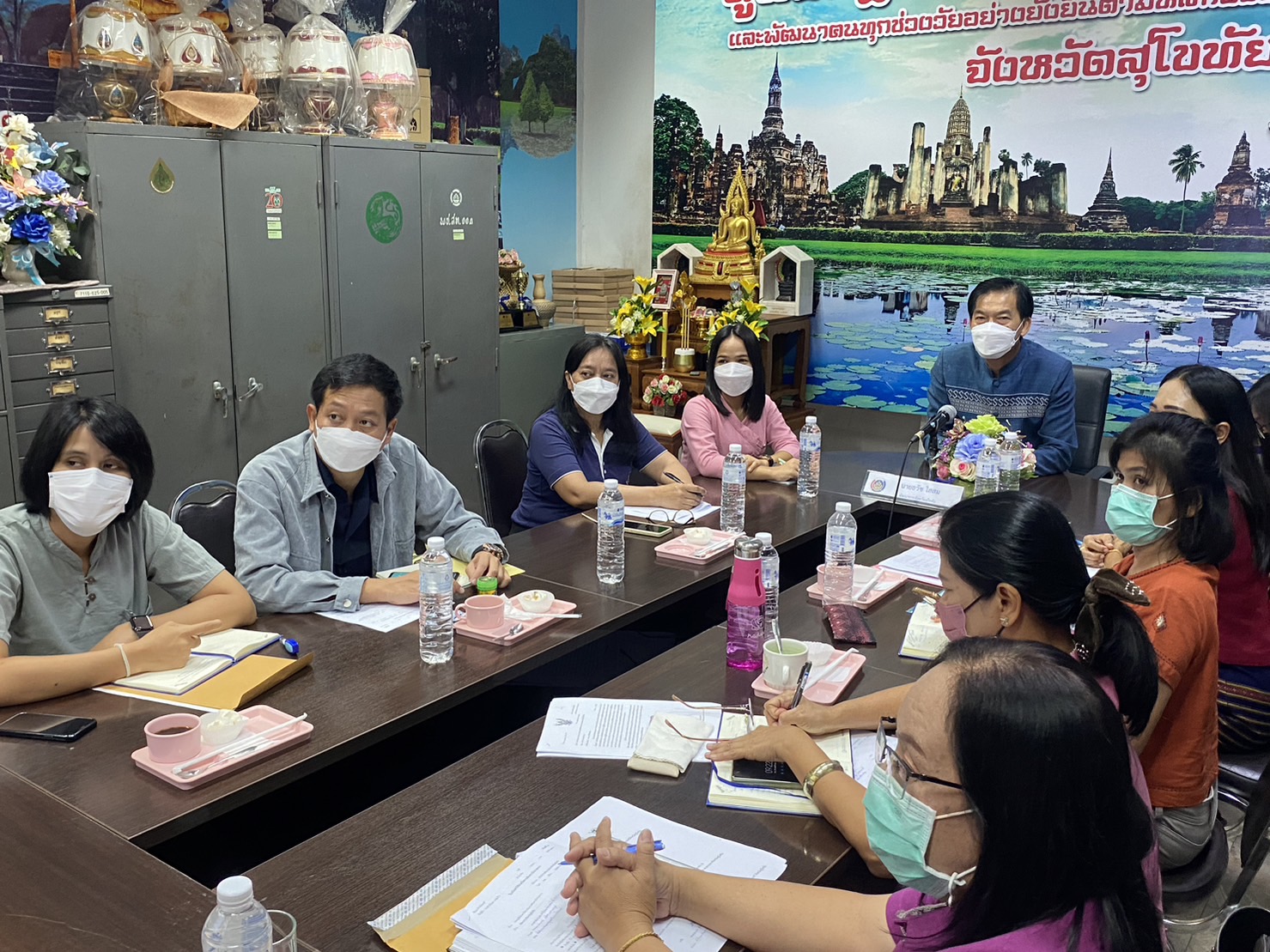 ประชุมโครงการเพิ่มประสิทธิภาพการตรวจสอบภายในเบื้องต้น ผ่านระบบวีดีทัศน์ทางไกล (Video Conferrece)