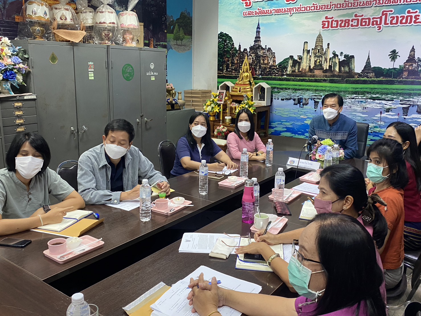 ประชุมโครงการเพิ่มประสิทธิภาพการตรวจสอบภายในเบื้องต้น ผ่านระบบวีดีทัศน์ทางไกล (Video Conferrece)