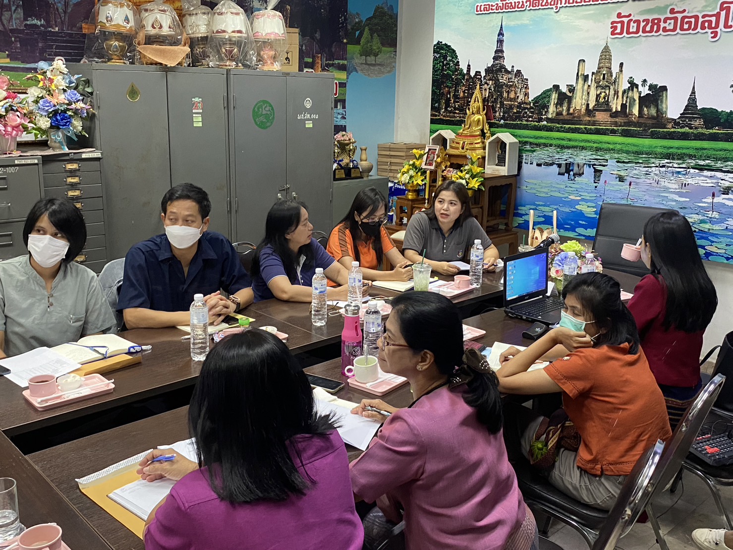 ประชุมโครงการเพิ่มประสิทธิภาพการตรวจสอบภายในเบื้องต้น ผ่านระบบวีดีทัศน์ทางไกล (Video Conferrece)