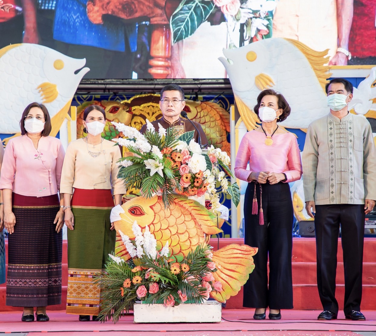 ร่วมพิธีเปิดงานเทศกาลกินปลาและของดี อำเภอกงไกรลาศ จังหวัดสุโขทัย ประจำปี 2565