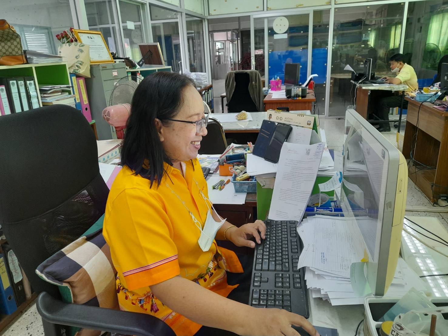 ร่วมรับฟังการประชุมกรมการพัฒนาชุมชน ครั้งที่ 11/2565