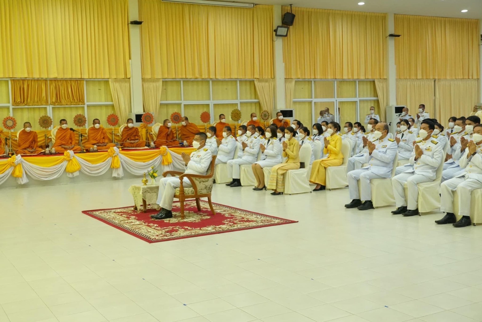 พช.สุโขทัย ร่วมพิธีเนื่องในวันคล้ายวันพระบรมราชสมภพพระบาทสมเด็จพระบรมชนกาธิเบศร มหาภูมิพลอดุลยเดชมหาราช บรมนาถบพิตร วันชาติและวันพ่อแห่งชาติ 5 ธันวาคม 2565