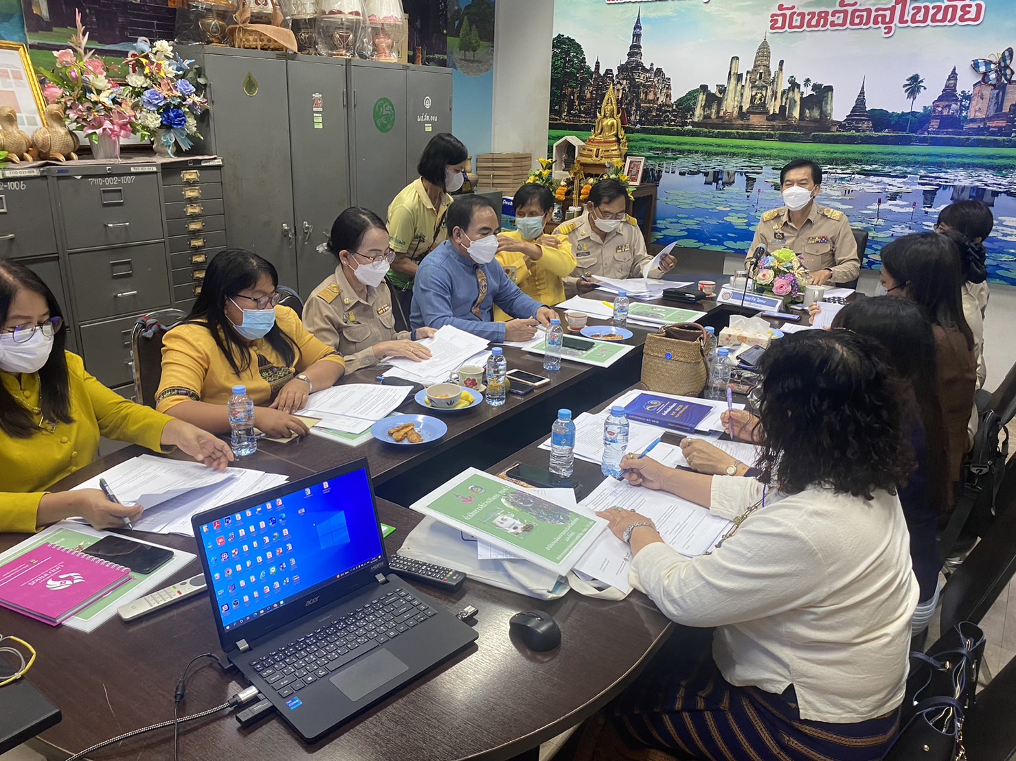 ประชุมพัฒนาการอำเภอประจำเดือนธันวาคม 2565