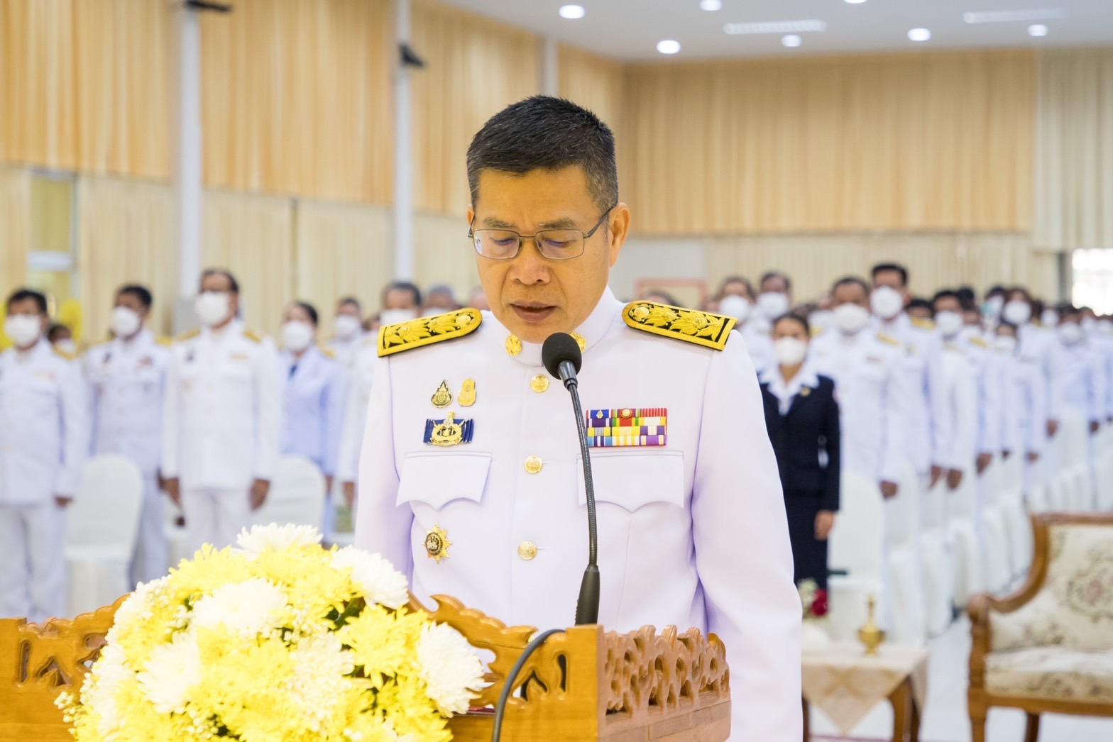 จังหวัดสุโขทัย จัดพิธีถวายราชสักการะเนื่องในวันที่ระลึกมหาเจษฎาบดินทร์พระนั่งเกล้าเจ้าอยู่หัว