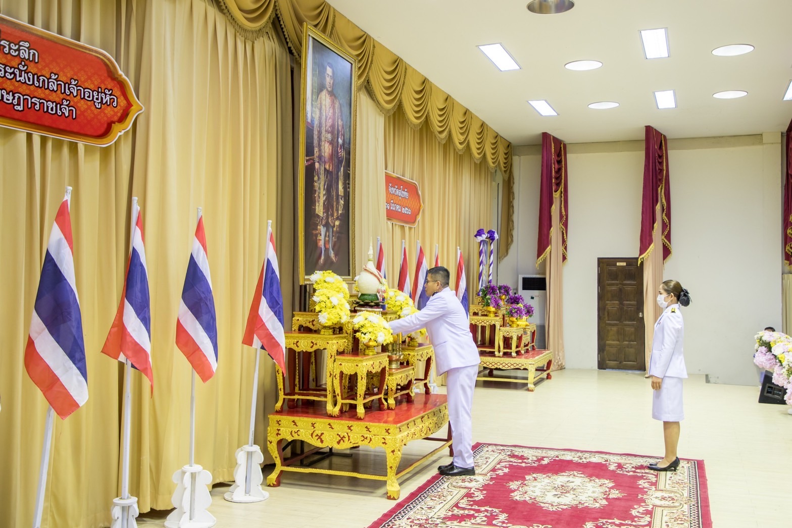 จังหวัดสุโขทัย จัดพิธีถวายราชสักการะเนื่องในวันที่ระลึกมหาเจษฎาบดินทร์พระนั่งเกล้าเจ้าอยู่หัว