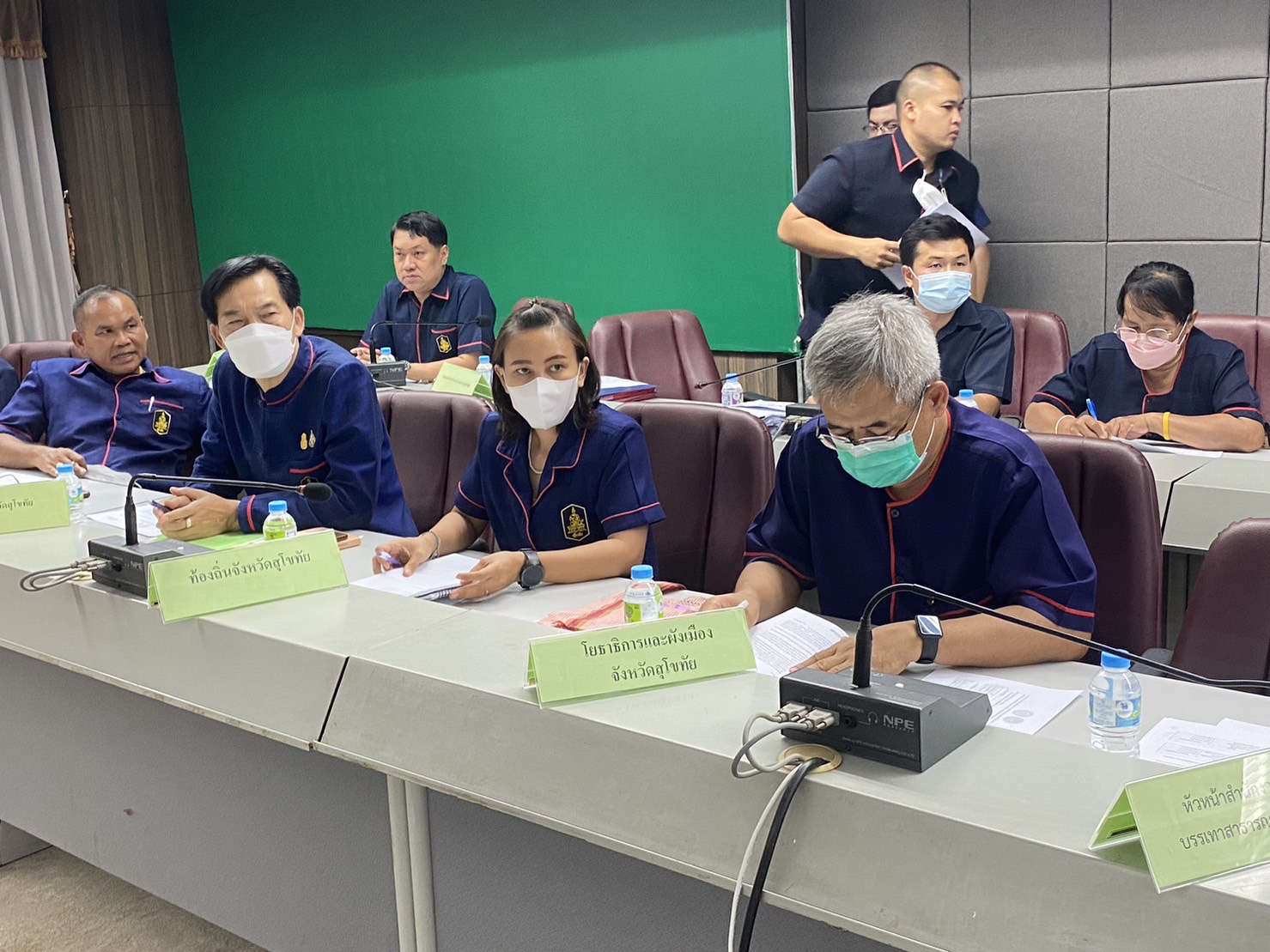 เข้าร่วมประชุมขี้แจงแนวทางการขับเคลื่อนการดำเนินงานตามบันทึกข้อตกลงความร่วมมือบทบาทในการเกื้อหนุนระหว่างวัดและชุมชนให้มีความสุขอย่างยั่งยืนผ่านระบบทางไกลออนไลน์ Zoom Cloud Meetings