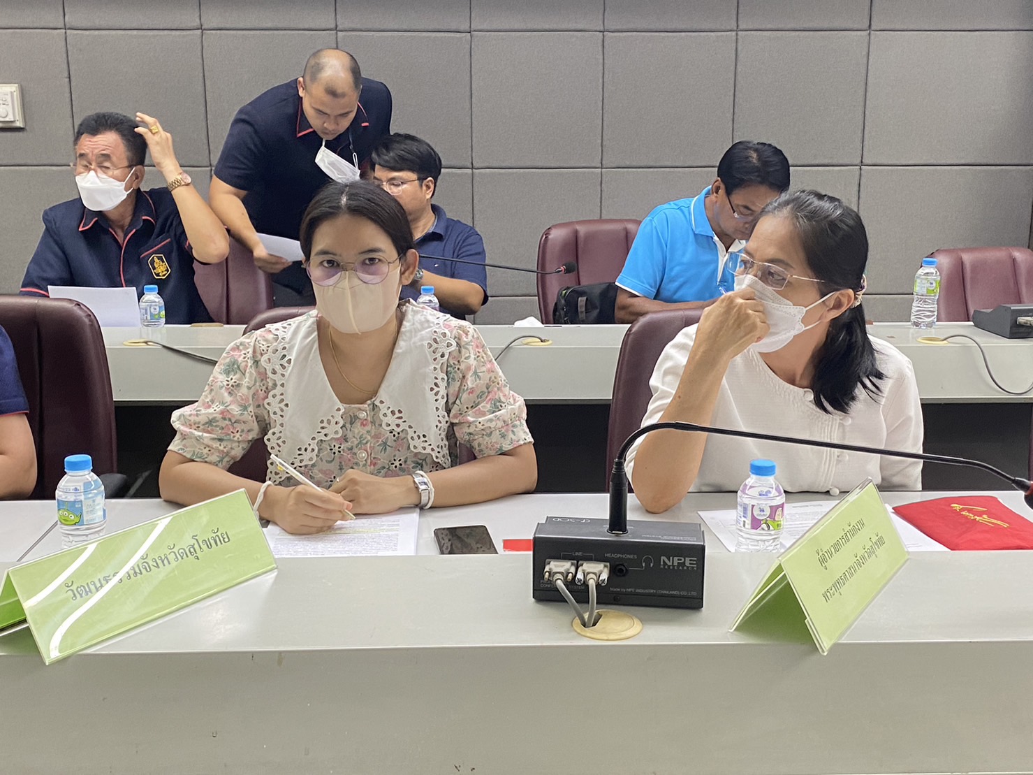 เข้าร่วมประชุมขี้แจงแนวทางการขับเคลื่อนการดำเนินงานตามบันทึกข้อตกลงความร่วมมือบทบาทในการเกื้อหนุนระหว่างวัดและชุมชนให้มีความสุขอย่างยั่งยืนผ่านระบบทางไกลออนไลน์ Zoom Cloud Meetings