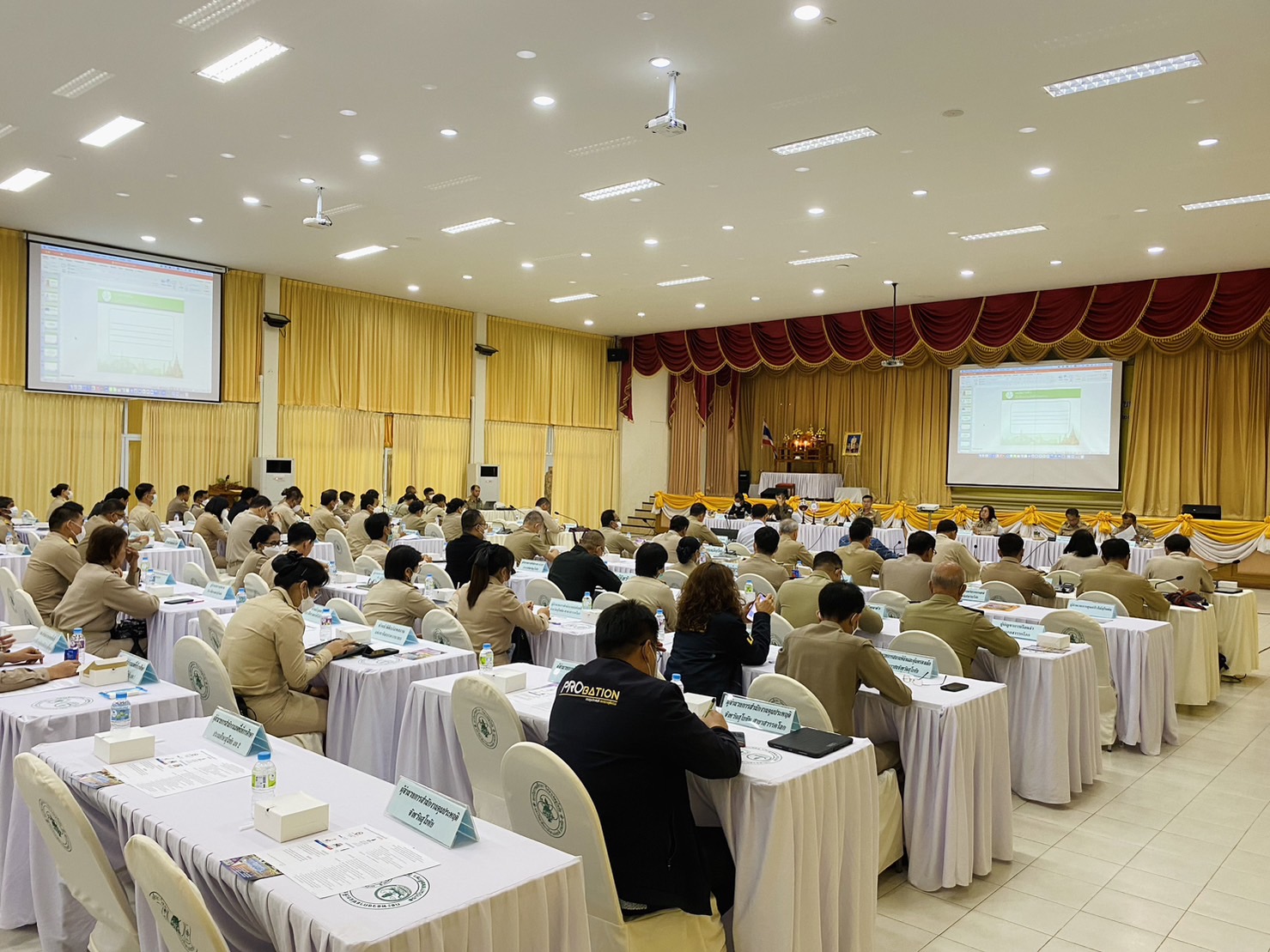 ประชุมคณะกรมการจังหวัด หัวหน้าส่วนราชการ หัวหน้าหน่วยงานรัฐวิสาหกิจ นายอำเภอ ผู้บังคับการ ผู้บริหารองค์กรปกครองส่วนท้องถิ่น ผู้บริหารสถาบันการศึกษา และผู้นำองค์กรเอกชน ครั้งที่ 4/2566